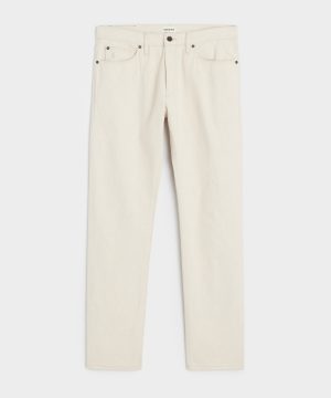 Straight Fit Lightweight Japanese Selvedge Jean in Canvas