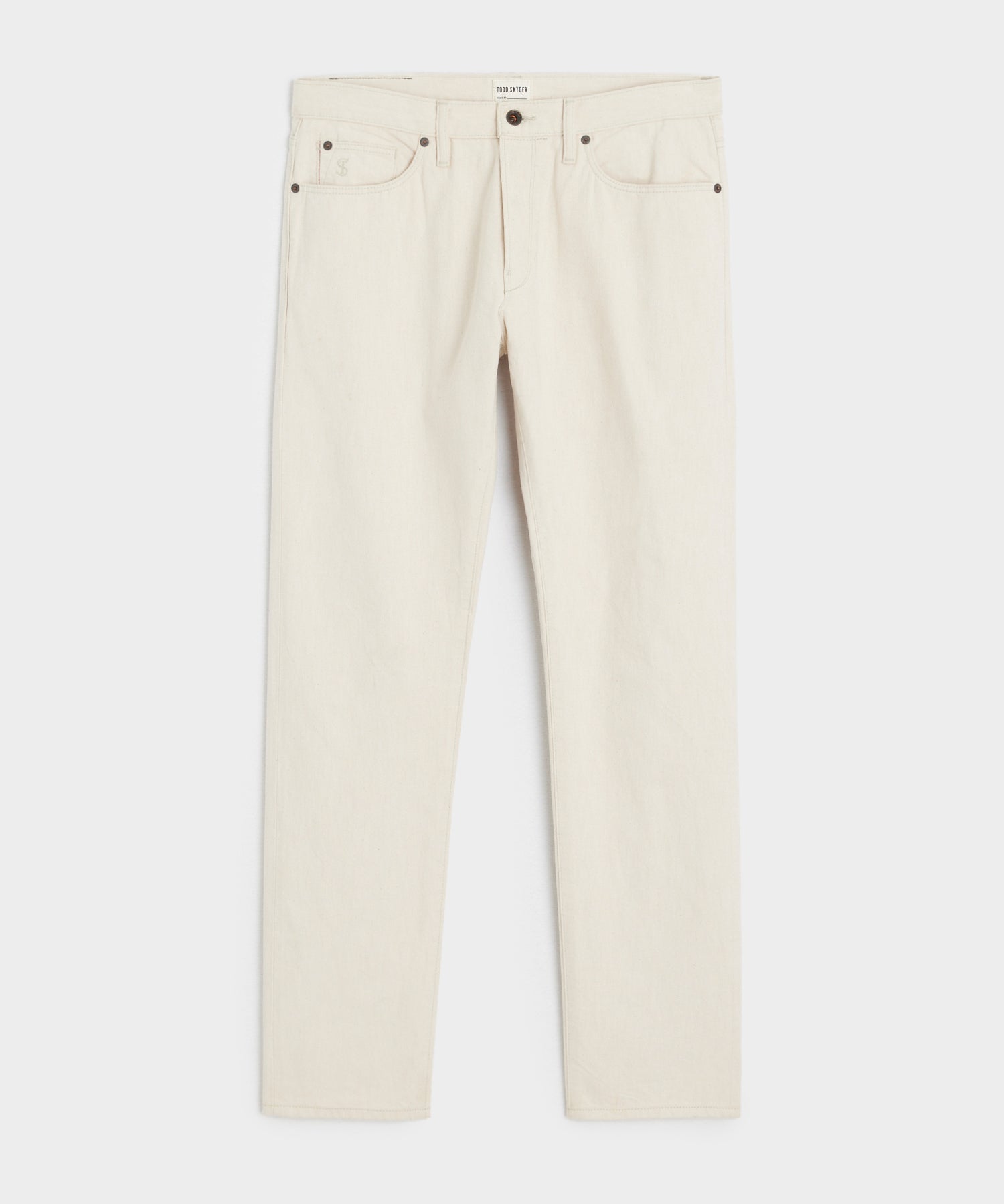 Straight Fit Lightweight Japanese Selvedge Jean in Canvas
