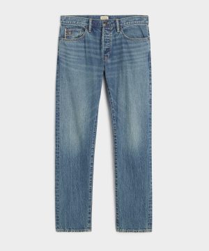 Slim Selvedge Jean in Worn Wash