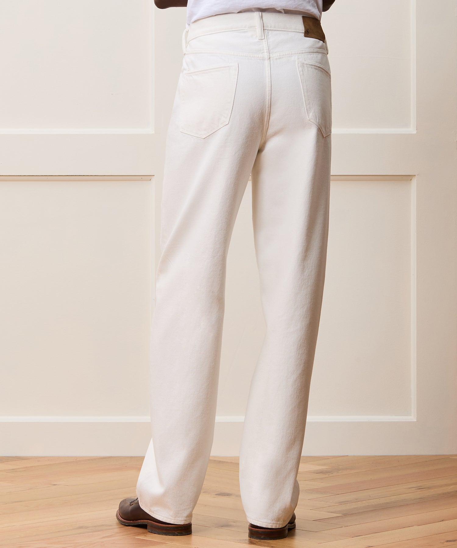 Relaxed Selvedge Jean in Distressed White - Image 4