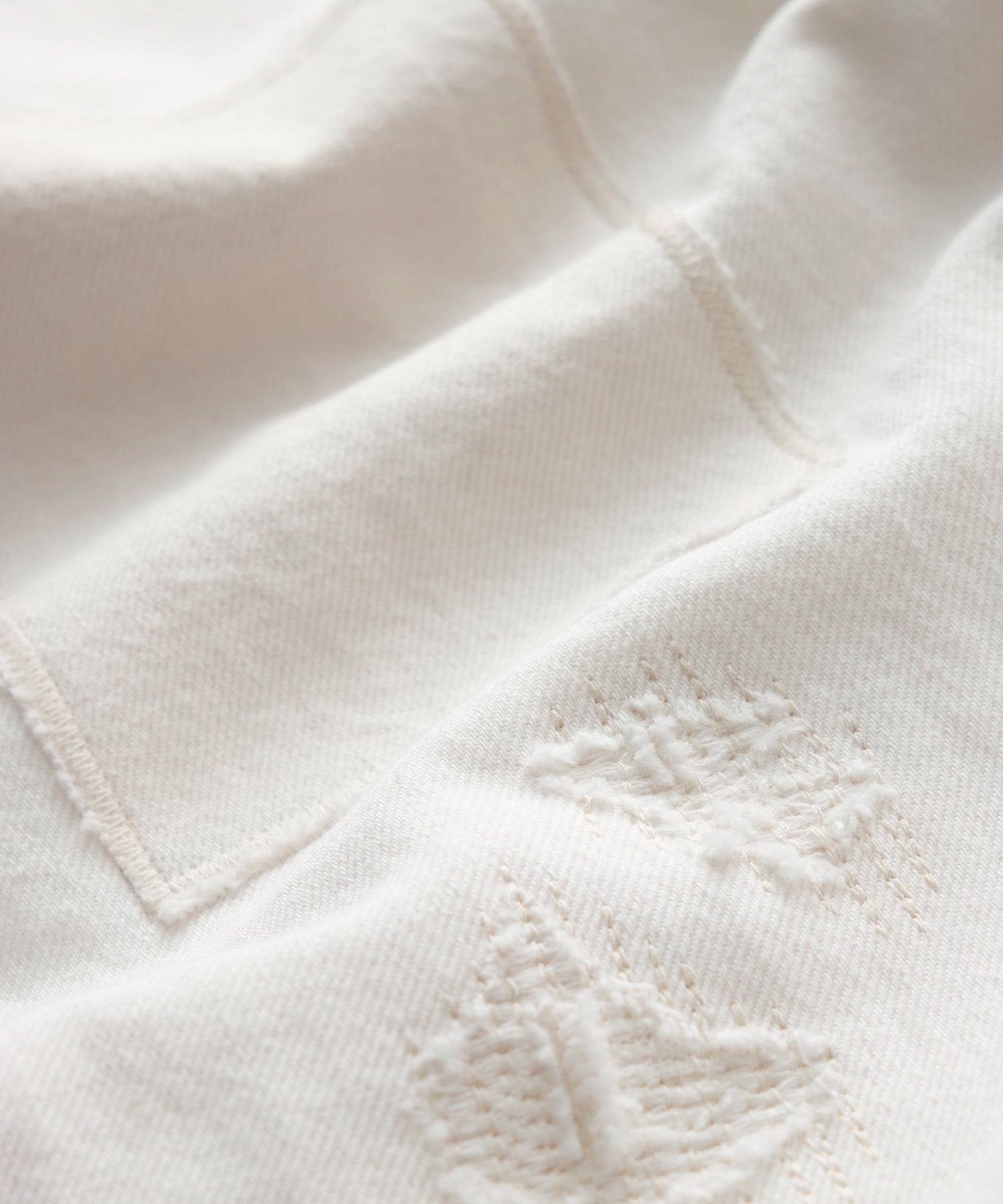 Relaxed Selvedge Jean in Distressed White - Image 9