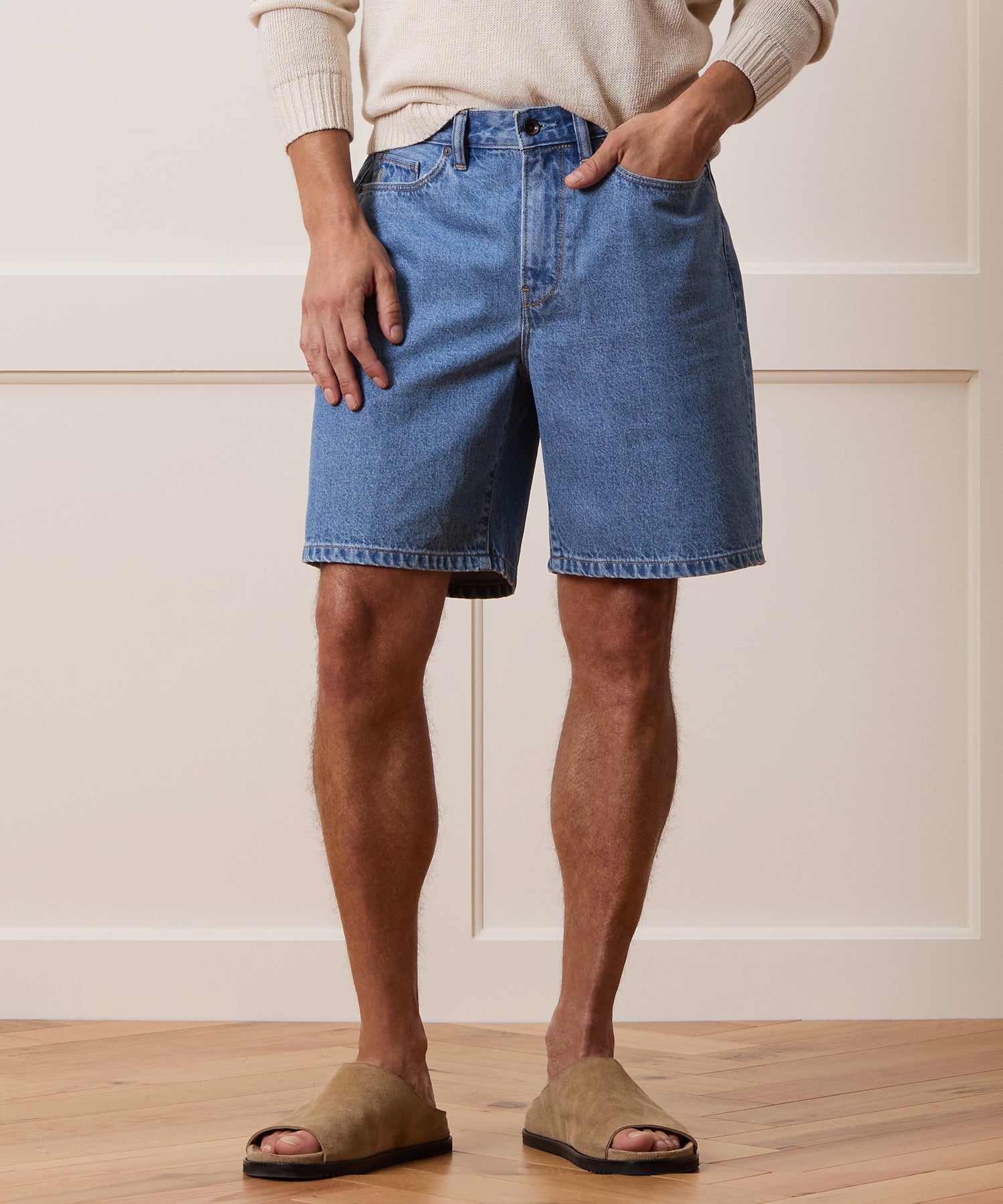 8 Relaxed Denim Short - Image 2