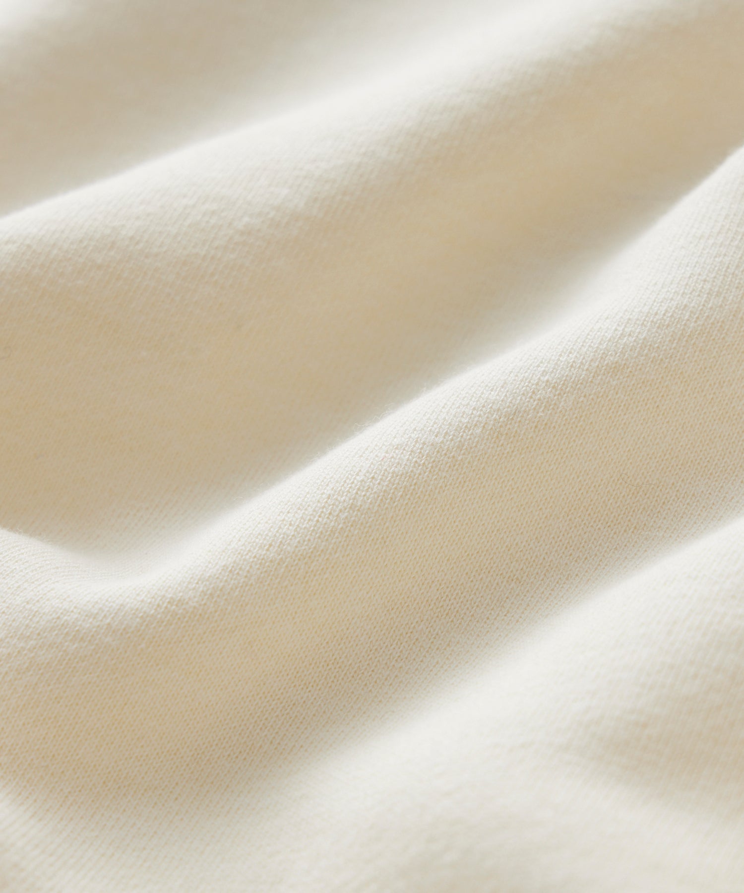 Cotton-Camelhair Fleece Hoodie in Vintage White - Image 6