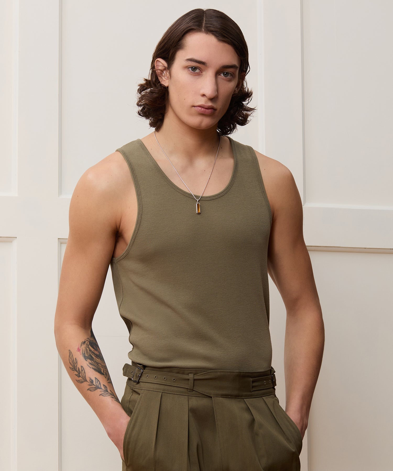 Slim Ribbed Tank - Image 2