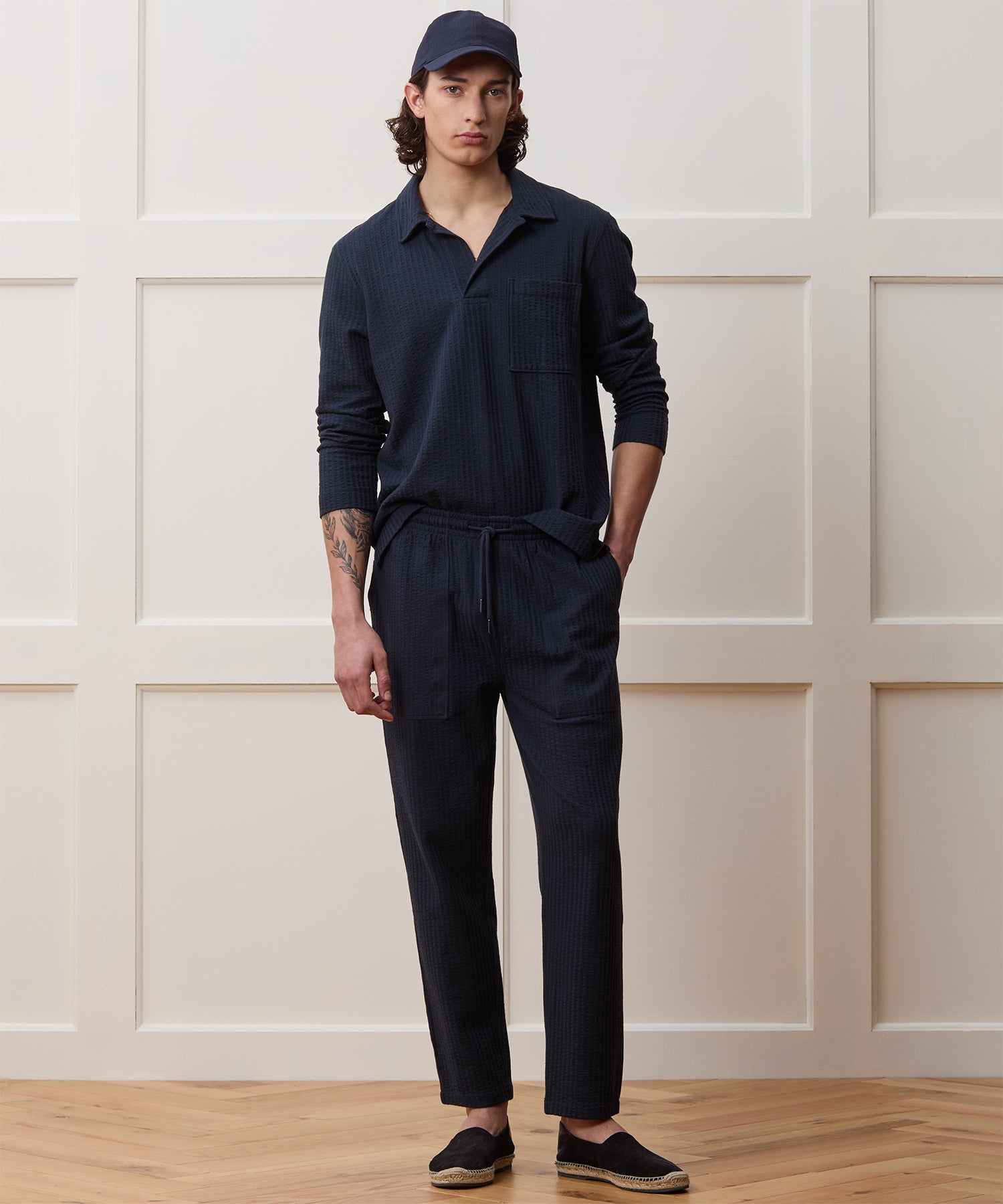 Relaxed Seersucker Pant - Image 3