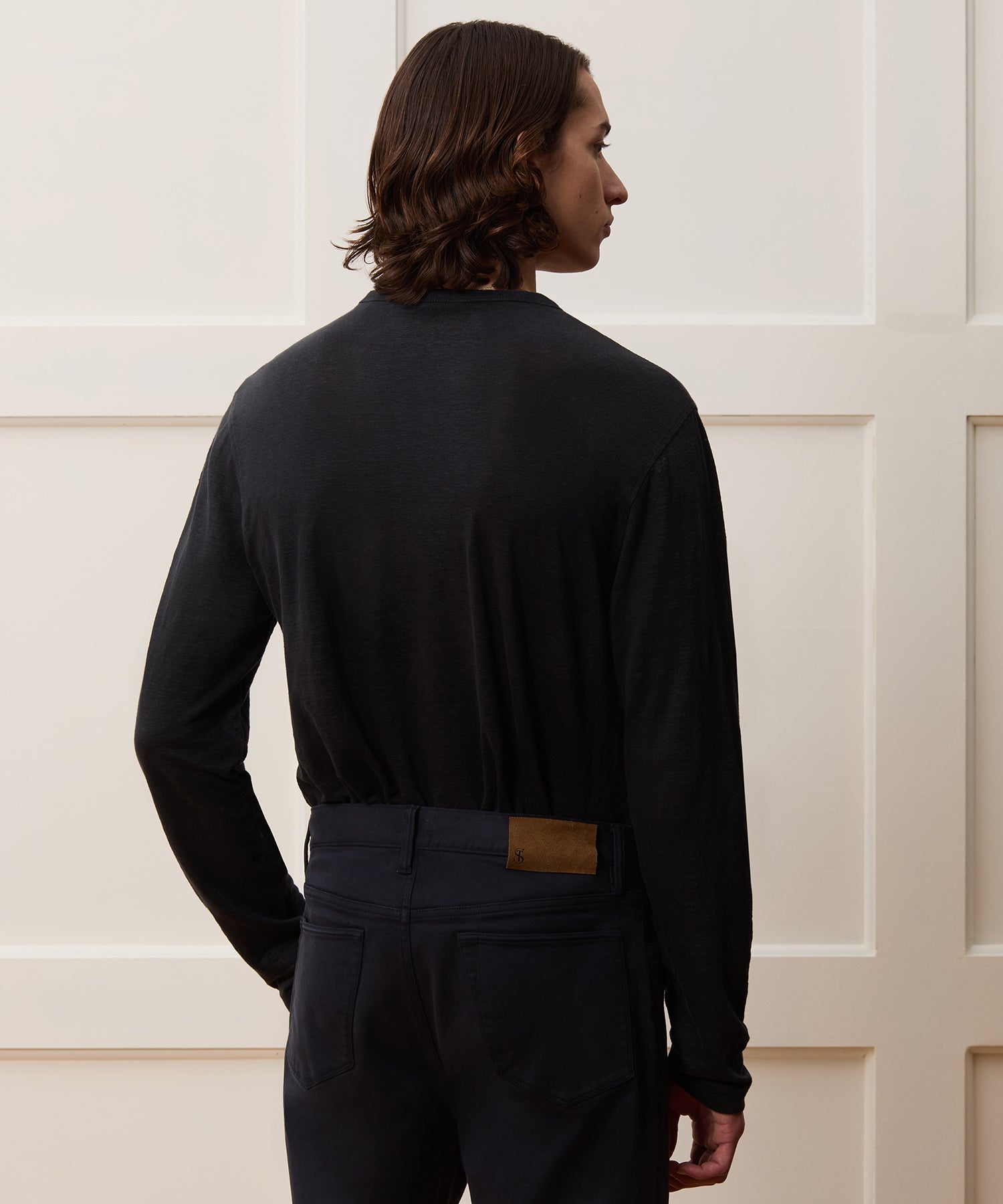 Linen Jersey Pocket Tee - Image 5