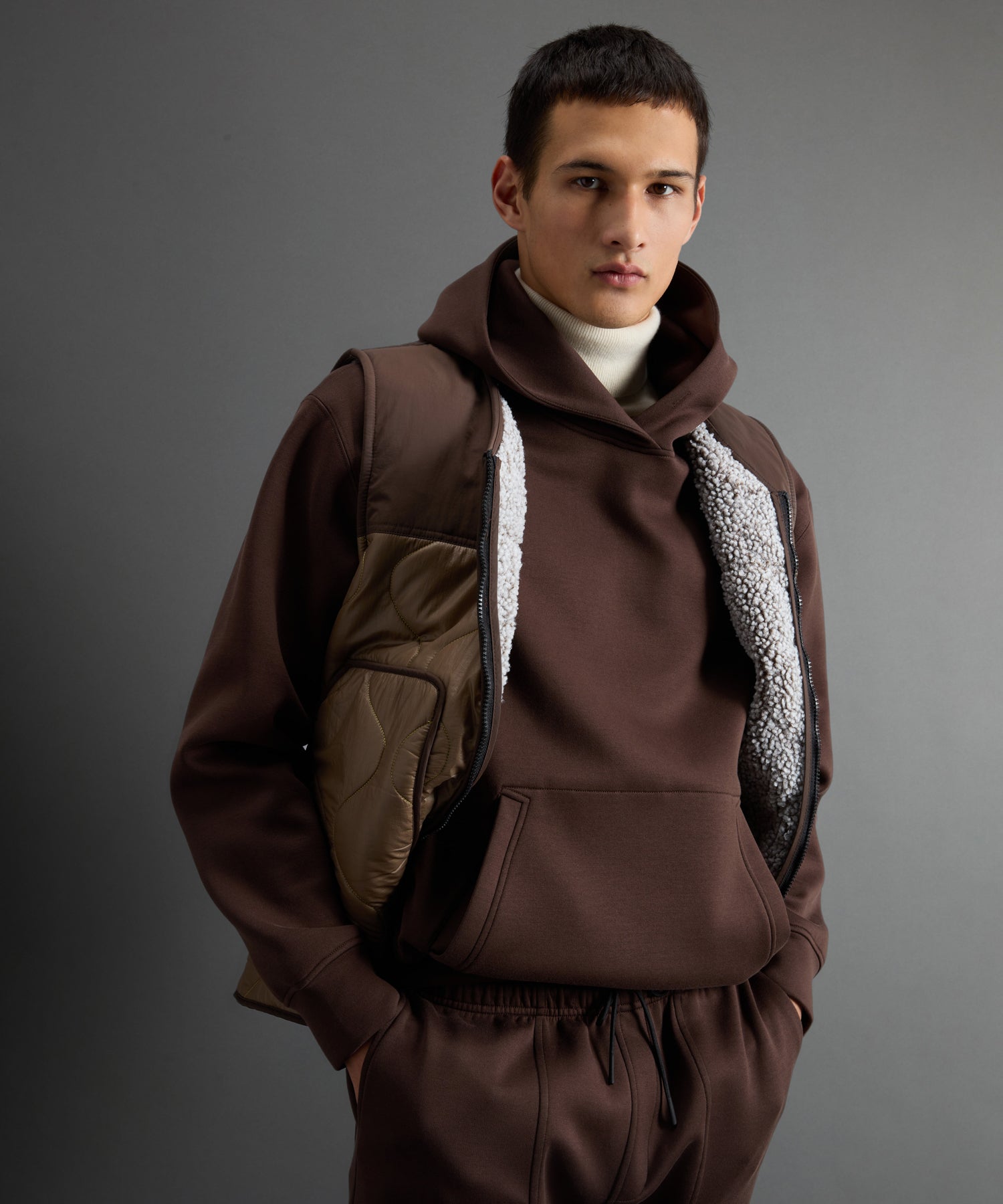 Todd Snyder X Woolrich Luxe Tech Hoodie - Image 2