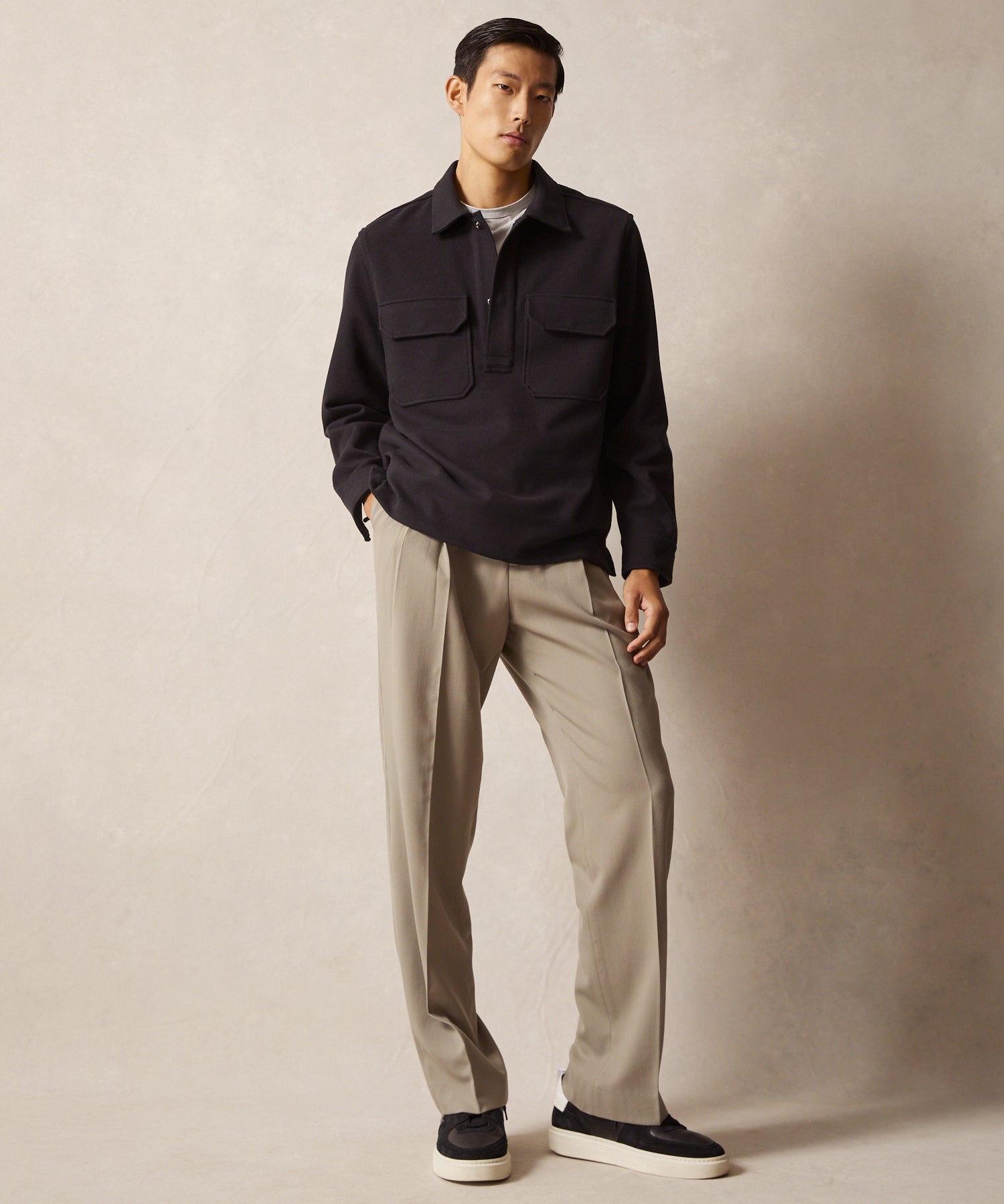 Knit Military Popover - Image 5