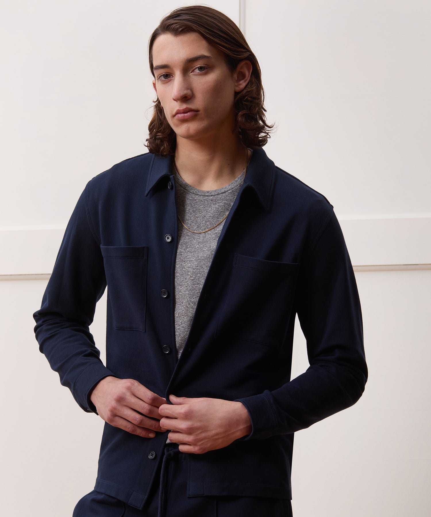 Travel Terry Two-Pocket Shirt - Image 2