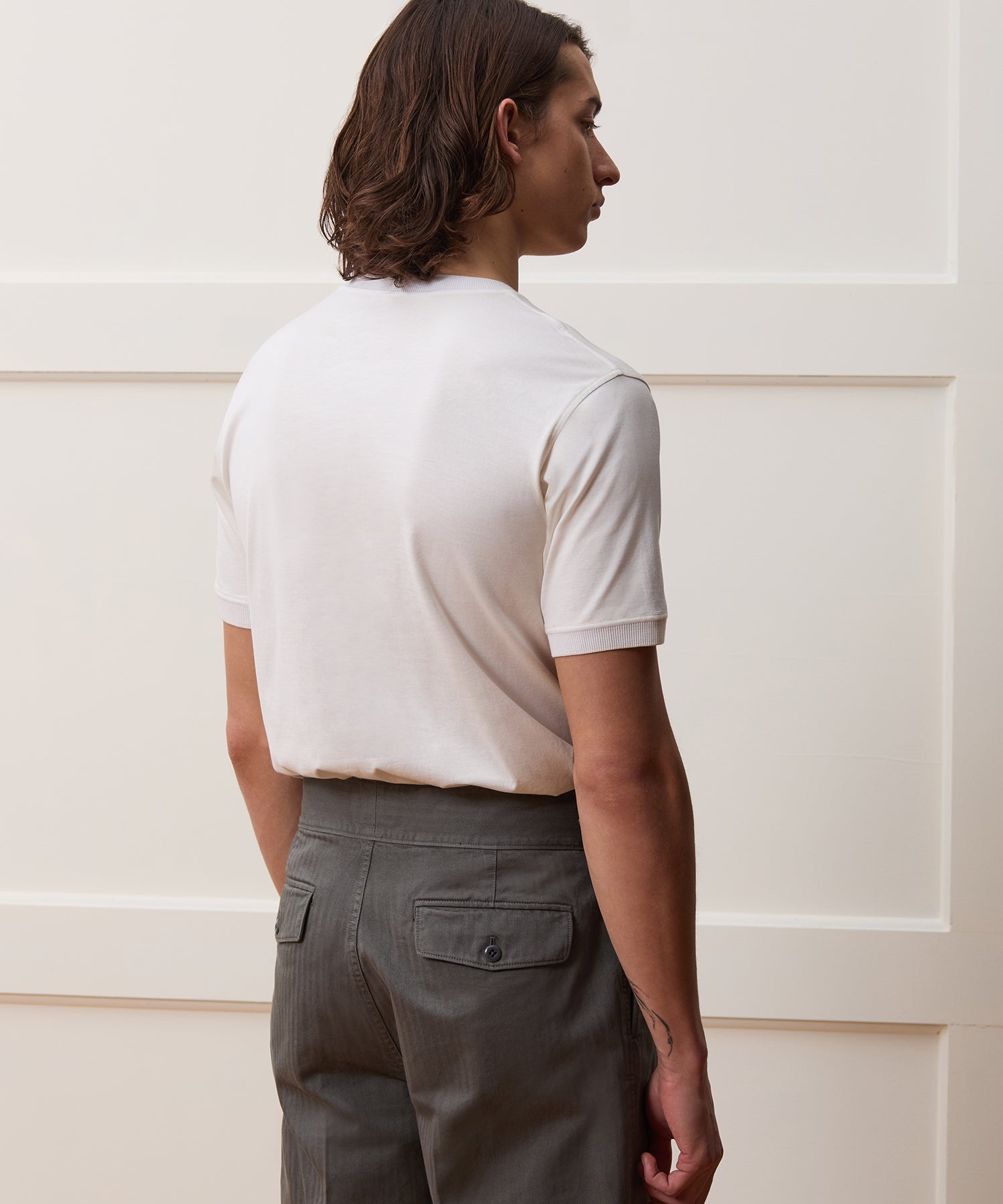 Classic Sea Island Cotton Tee - Image 5