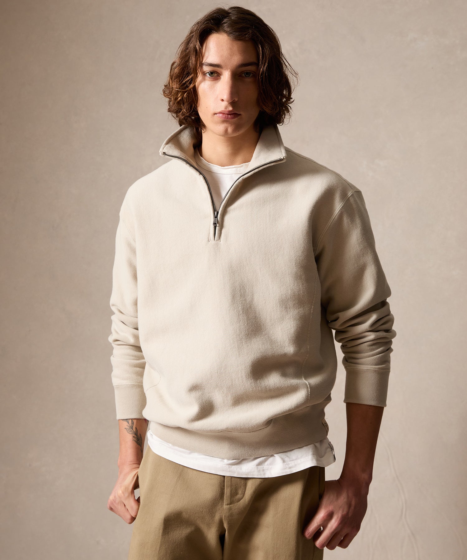 Fleece Quarter-Zip Sweatshirt - Image 2