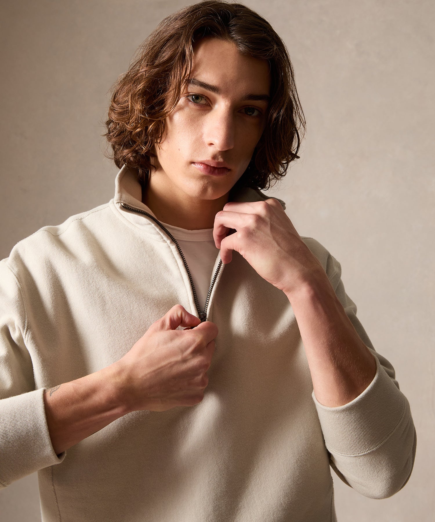 Fleece Quarter-Zip Sweatshirt - Image 3