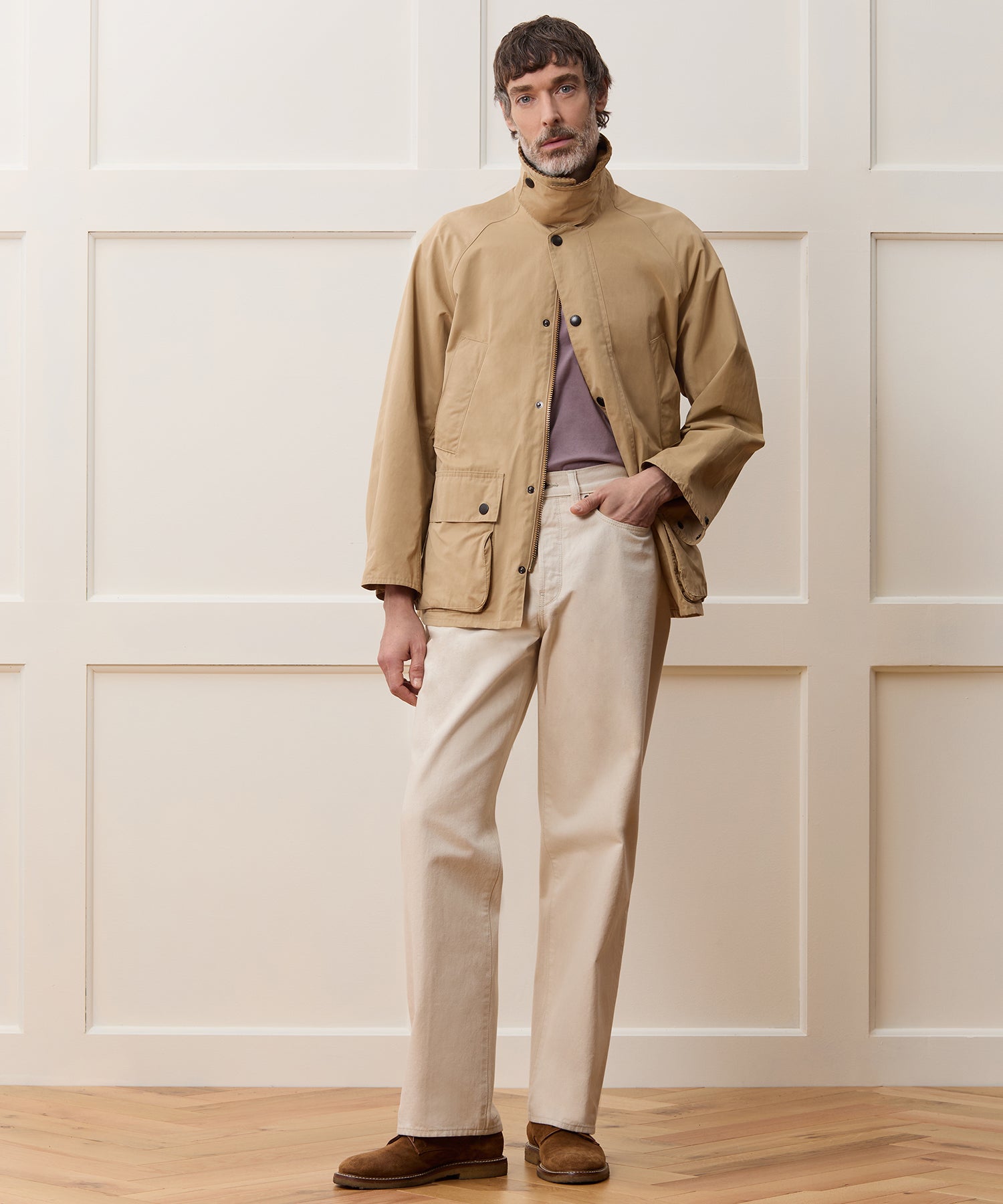 Barbour OS Peached Bedale Jacket - Image 3