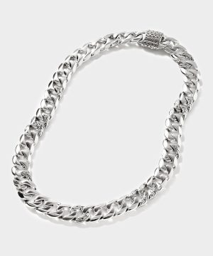 John Hardy Sterling Silver Curb Chain Necklace. 14MM
