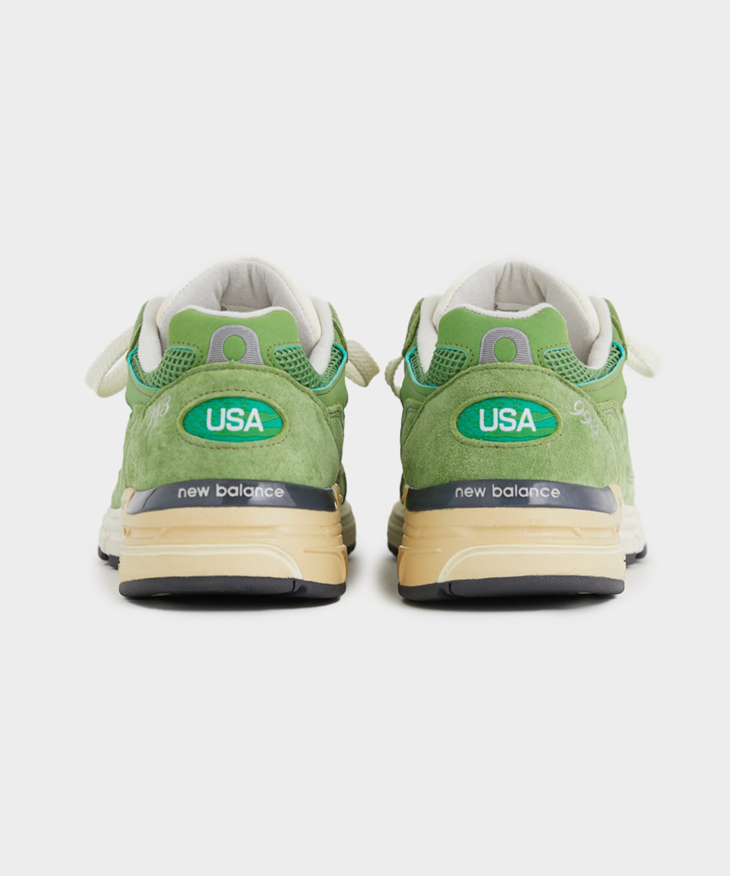New Balance Made in USA 993 in Chive Green - Image 3