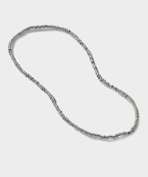John Hardy Heishi Silver Necklace