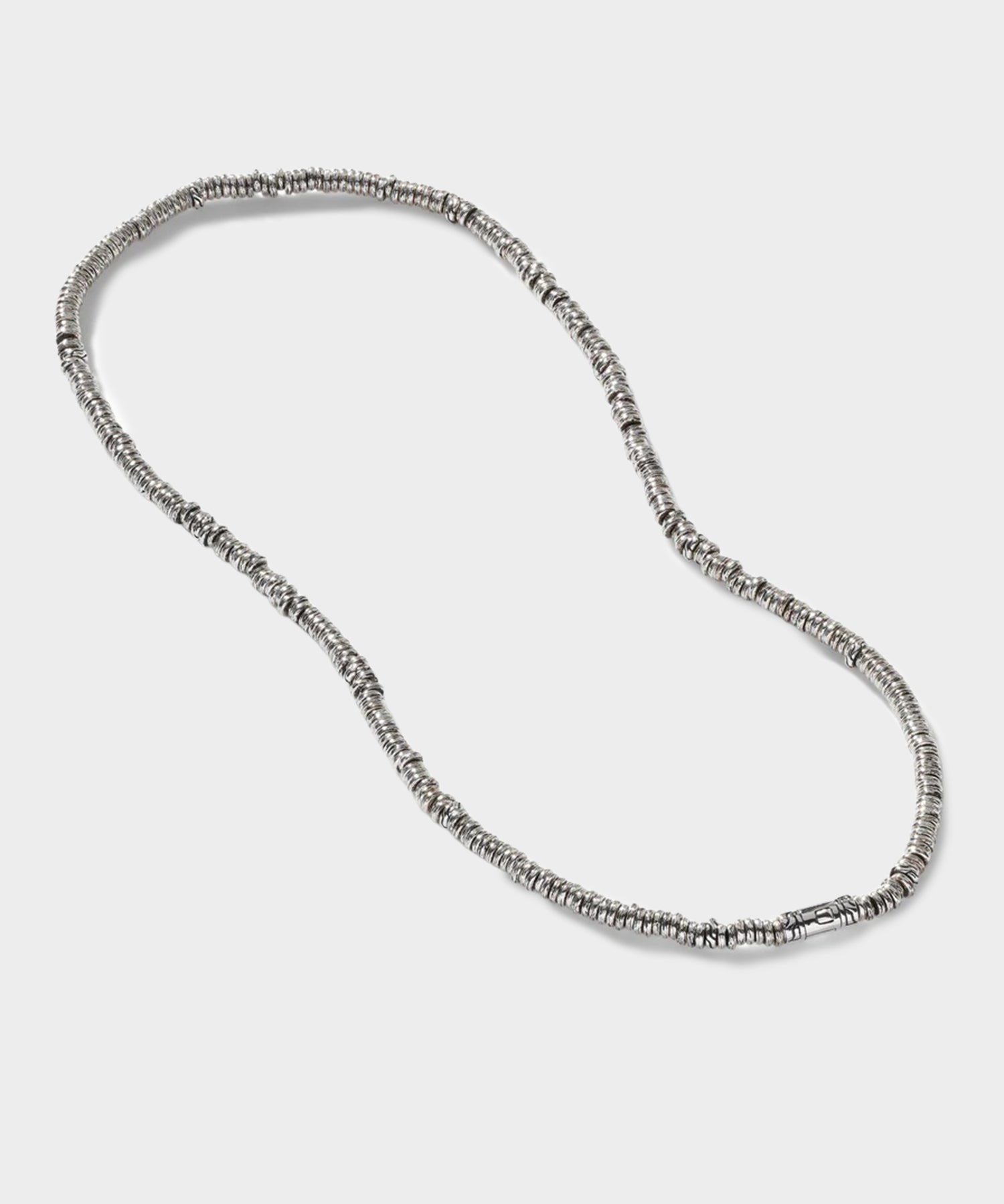 John Hardy Heishi Silver Necklace