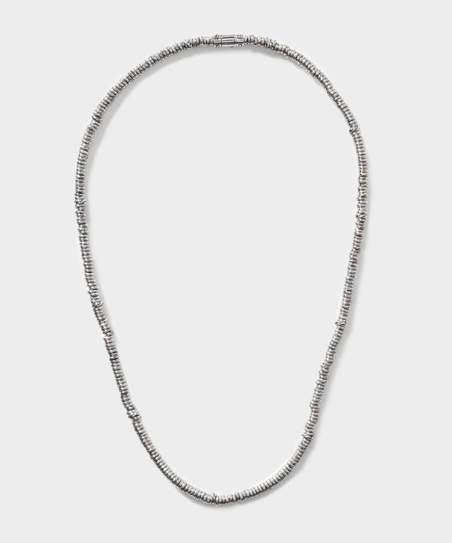 John Hardy Heishi Silver Necklace - Image 3