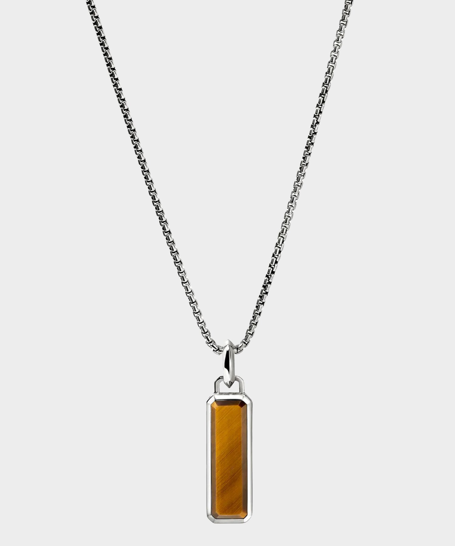 John Hardy Tiger Eye Talisman Necklace