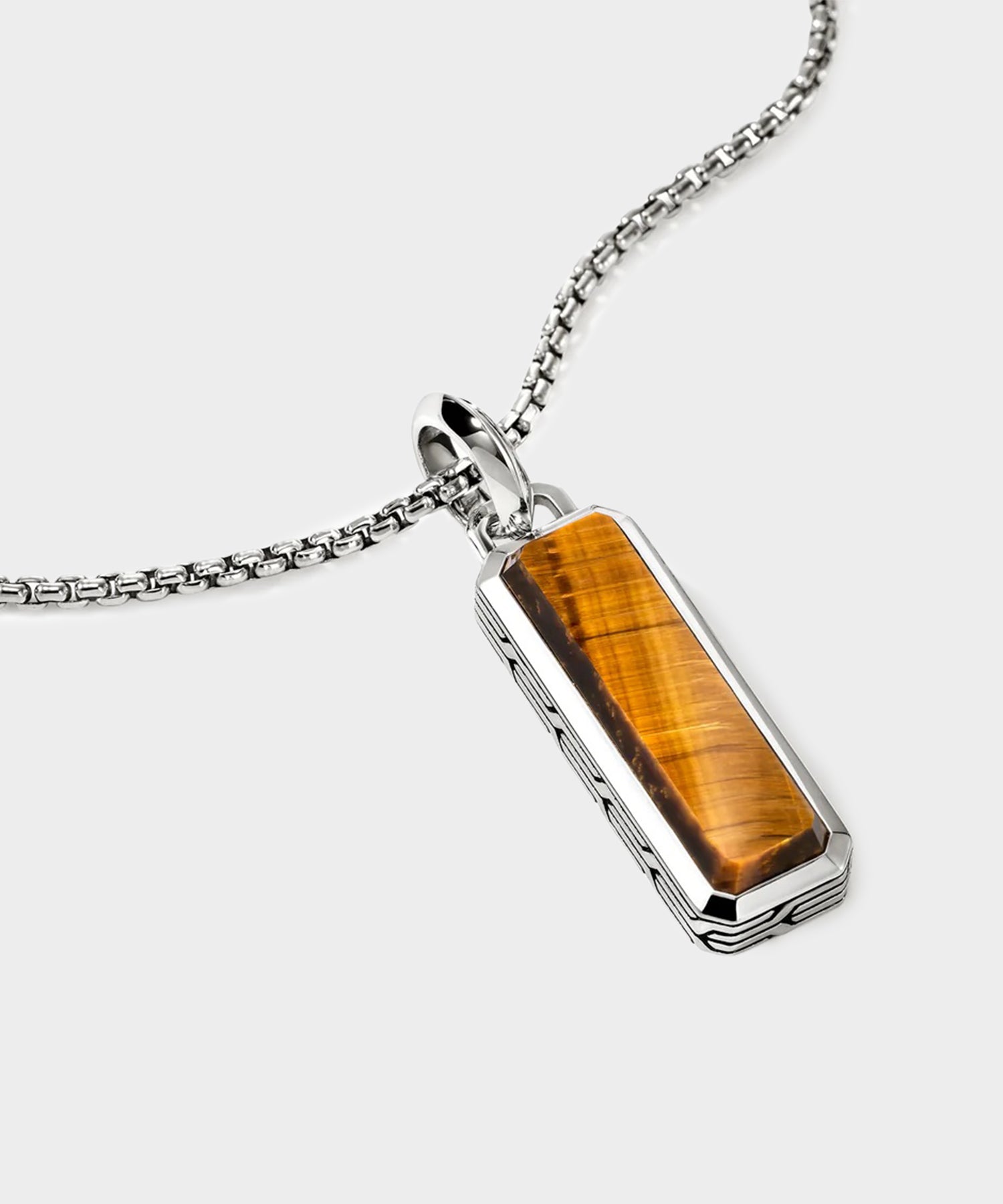 John Hardy Tiger Eye Talisman Necklace - Image 2