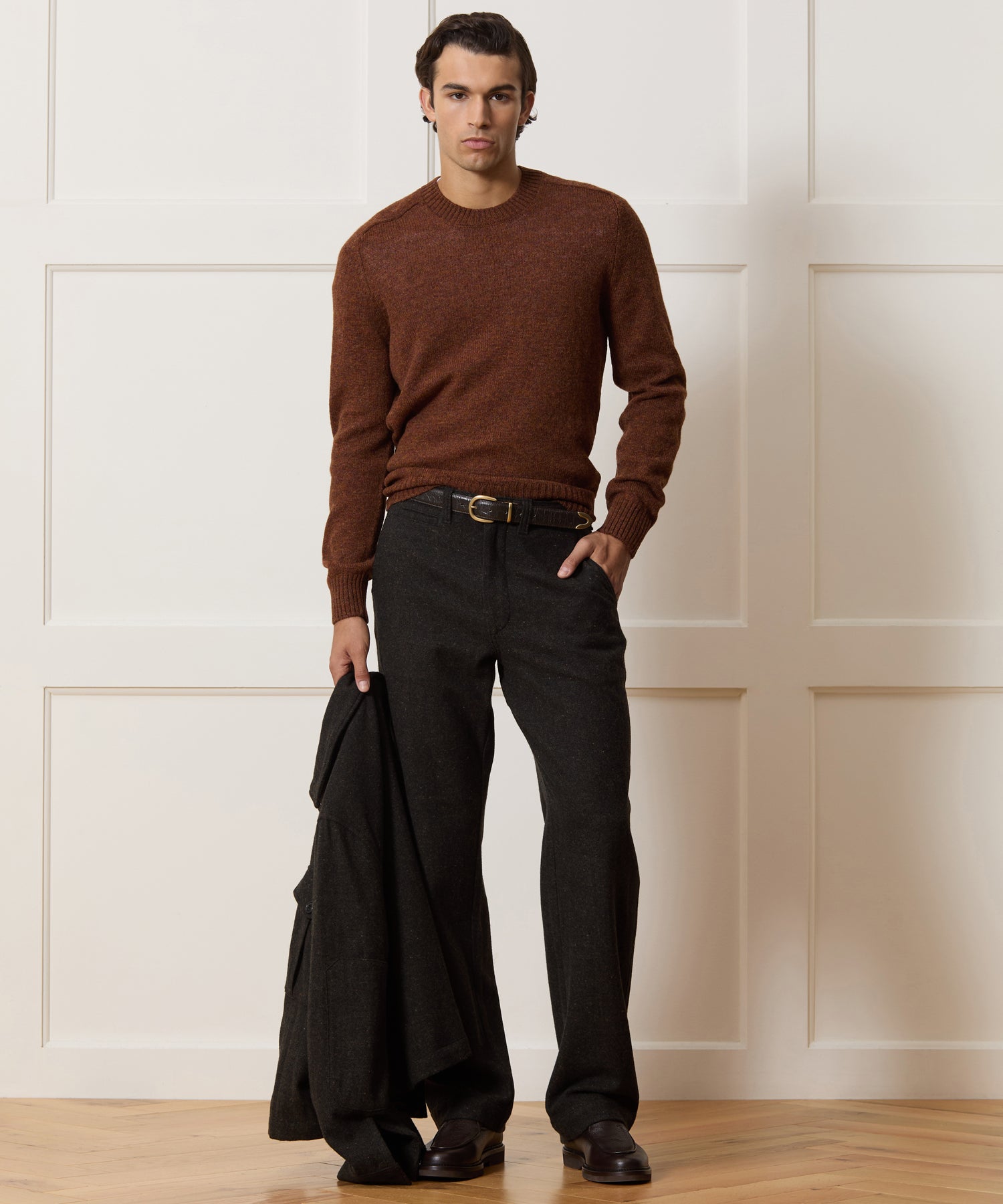Italian Wool Crewneck Sweater - Image 3