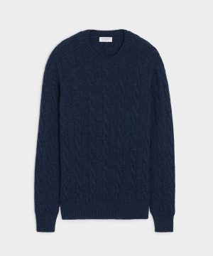 Italian Wool Cable Knit Sweater