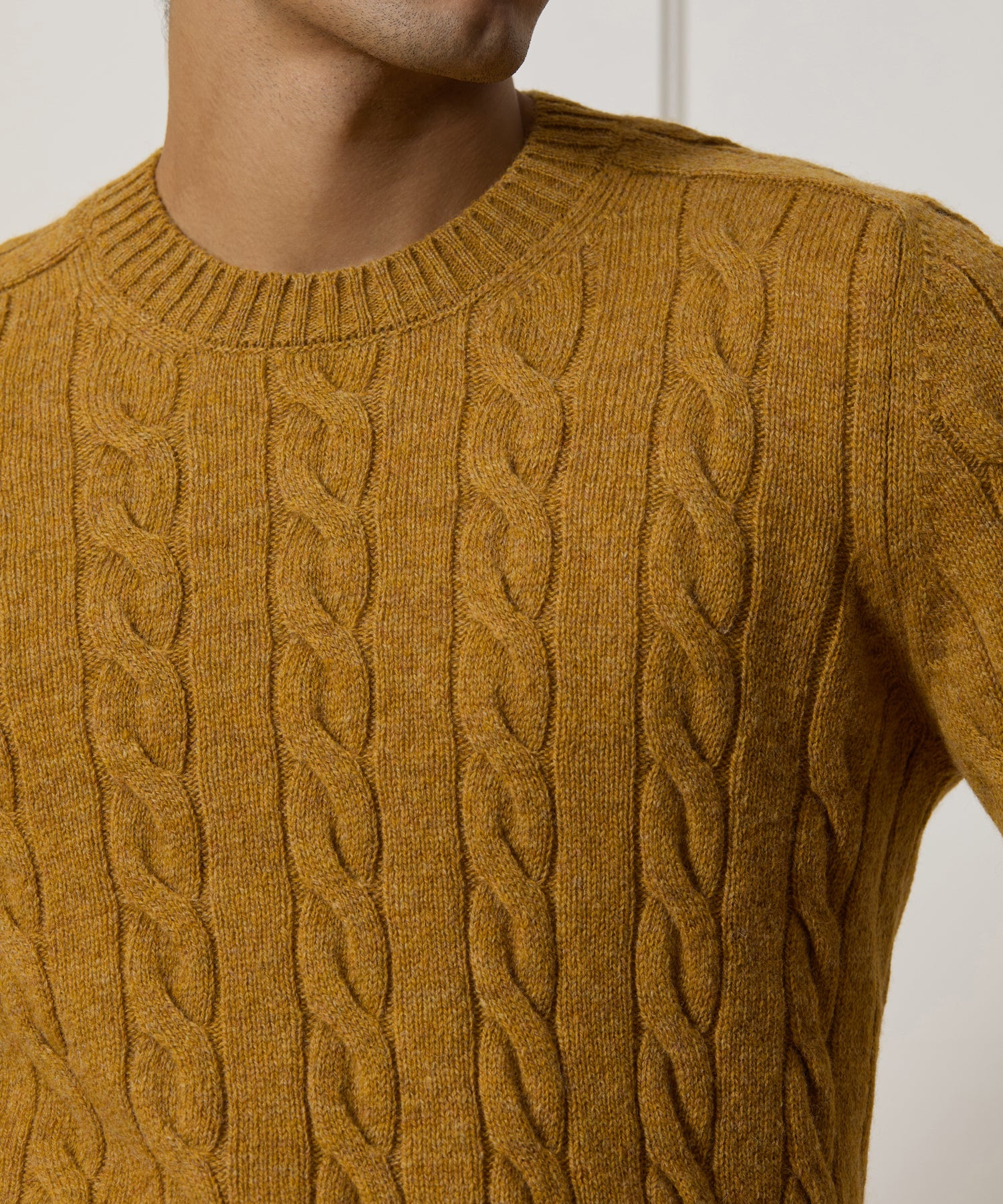 Italian Wool Cable Knit Sweater - Image 4