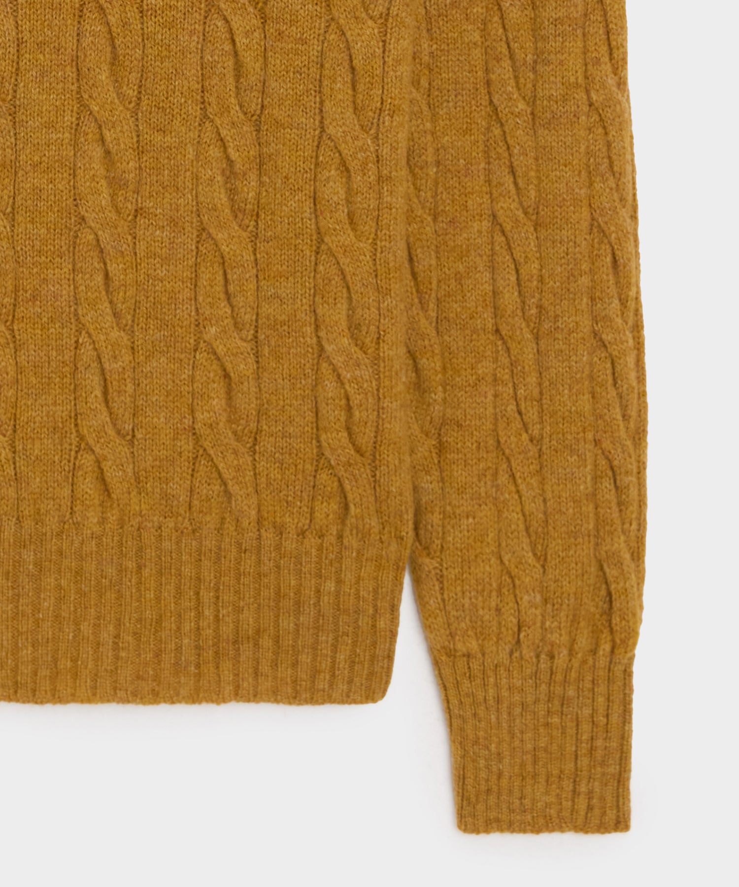 Italian Wool Cable Knit Sweater - Image 7