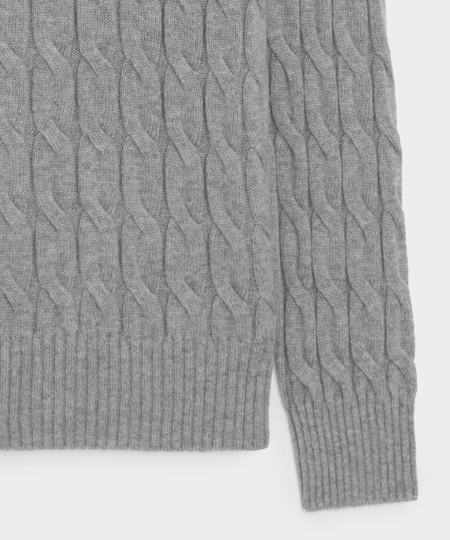 Italian Cashmere Cable Knit Sweater - Image 7