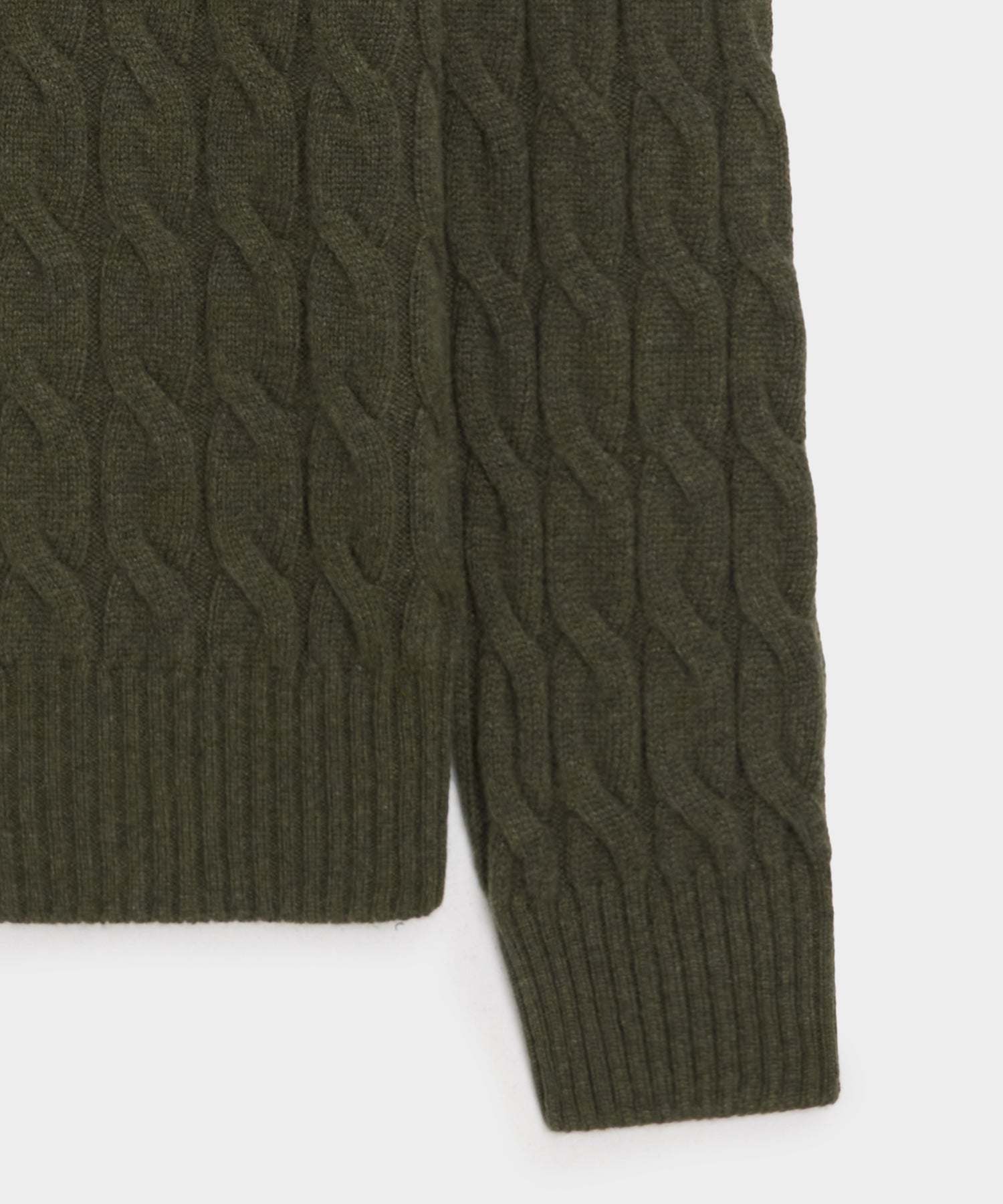 Italian Cashmere Cable Knit Sweater - Image 7