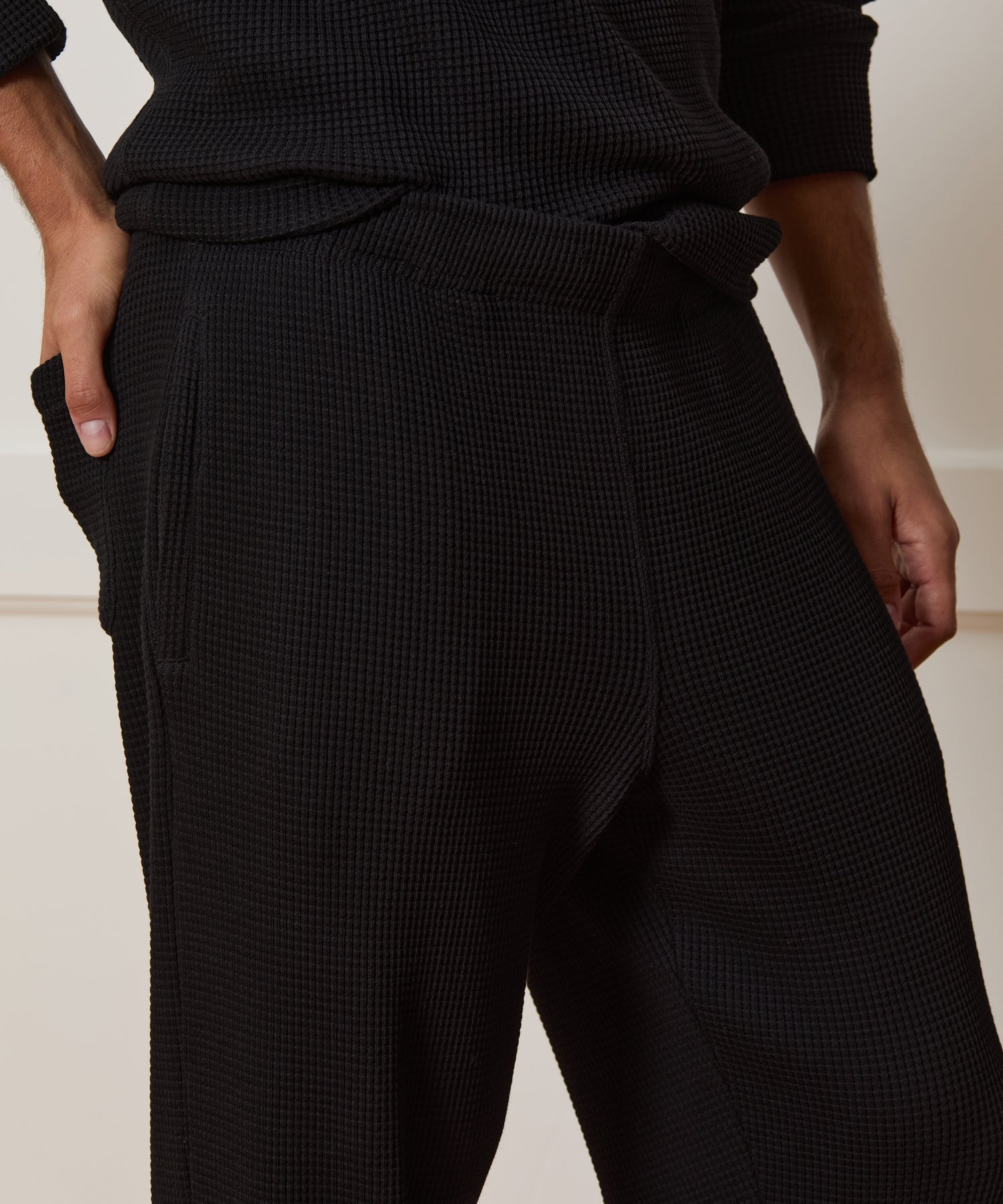 Relaxed Portuguese Cotton Waffle Sweatpant - Image 5