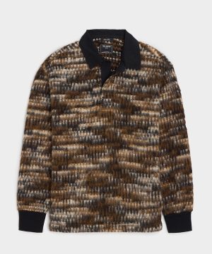 Brushed Wool Rugby Polo