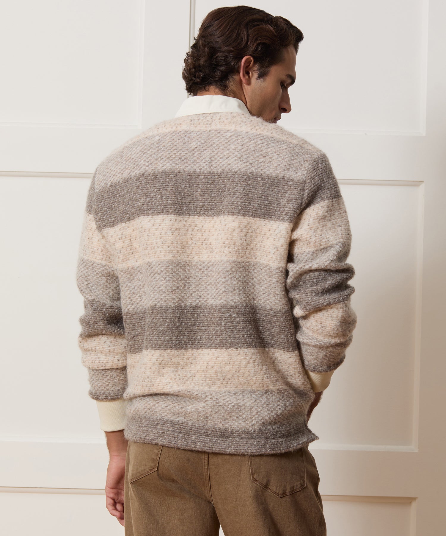 Brushed Mohair Rugby Polo - Image 5