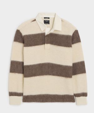 Brushed Mohair Rugby Polo