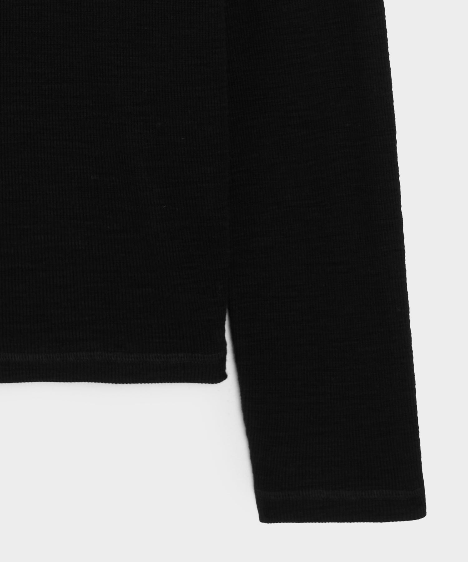 Lightweight Mini Waffle Mockneck Tee - Image 7