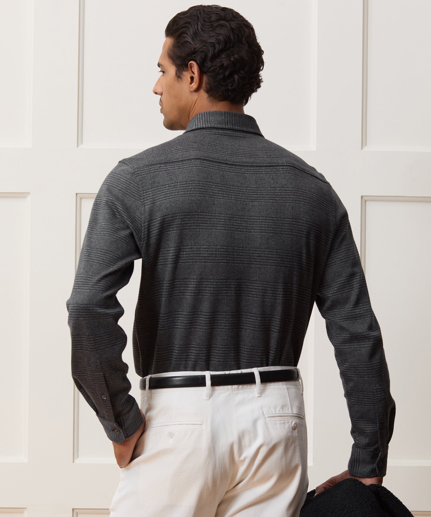 Knit Cotton Dress Shirt - Image 5