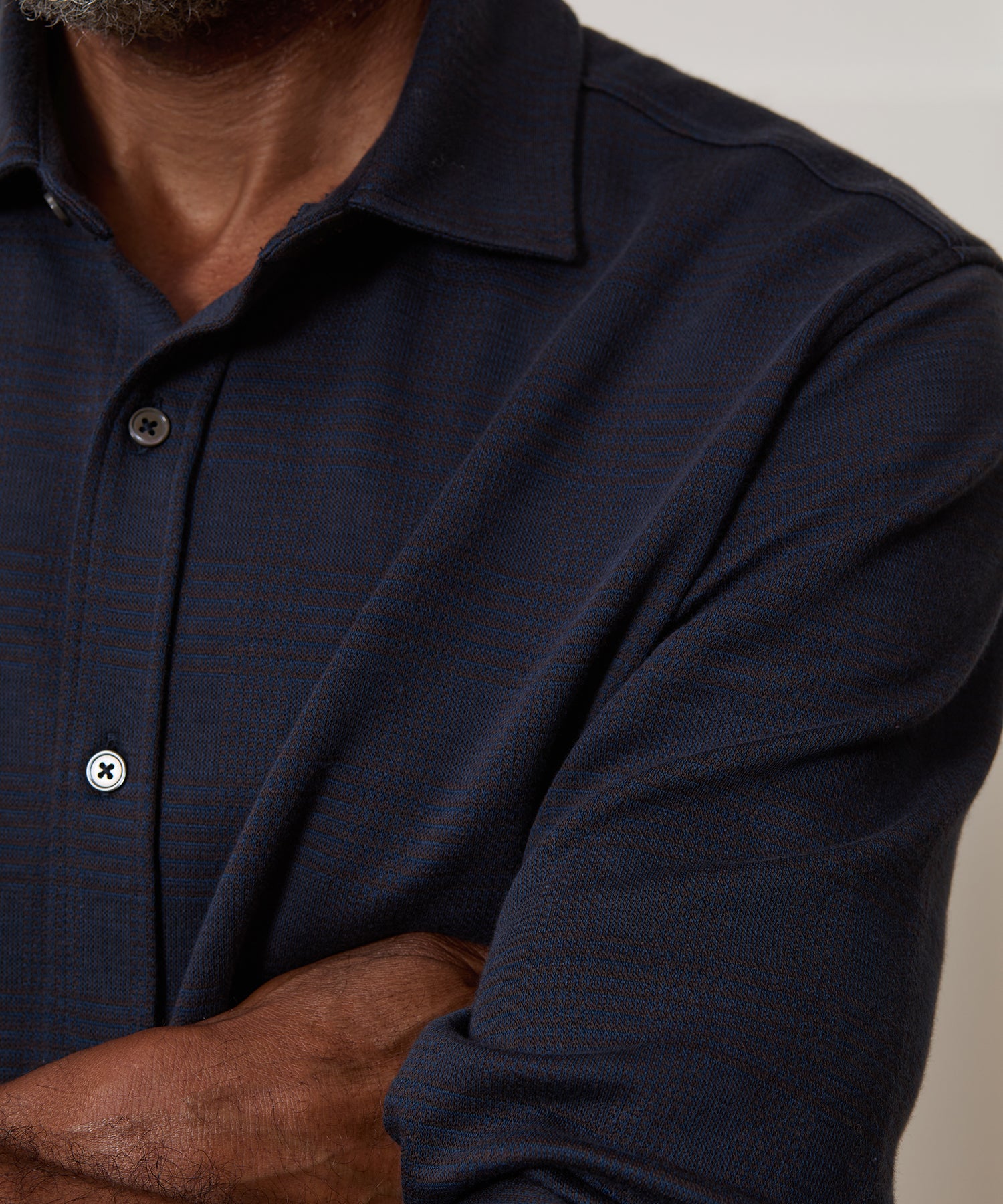 Knit Cotton Dress Shirt - Image 5