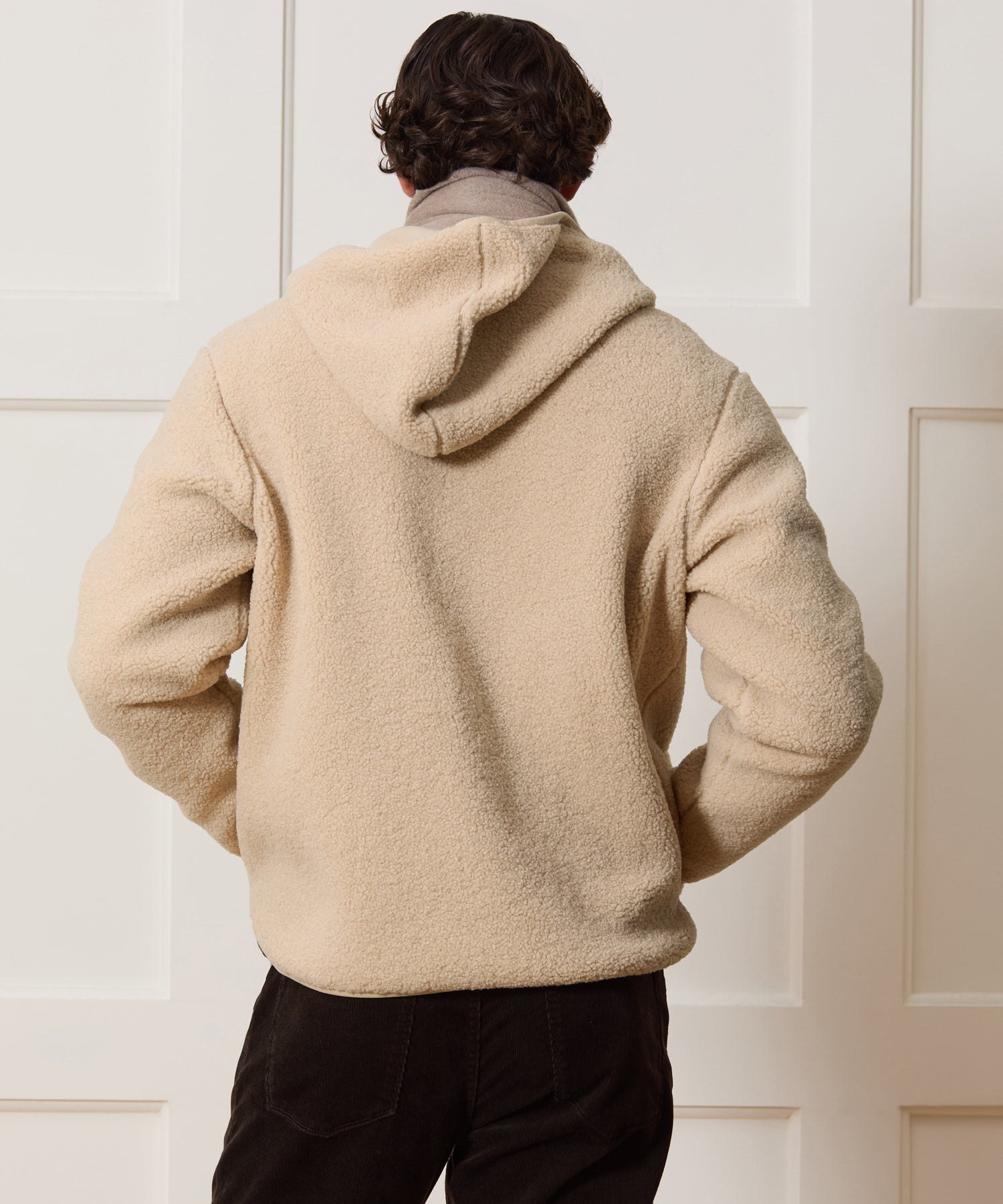 Sherpa Fleece Lodge Full-Zip Hoodie - Image 5