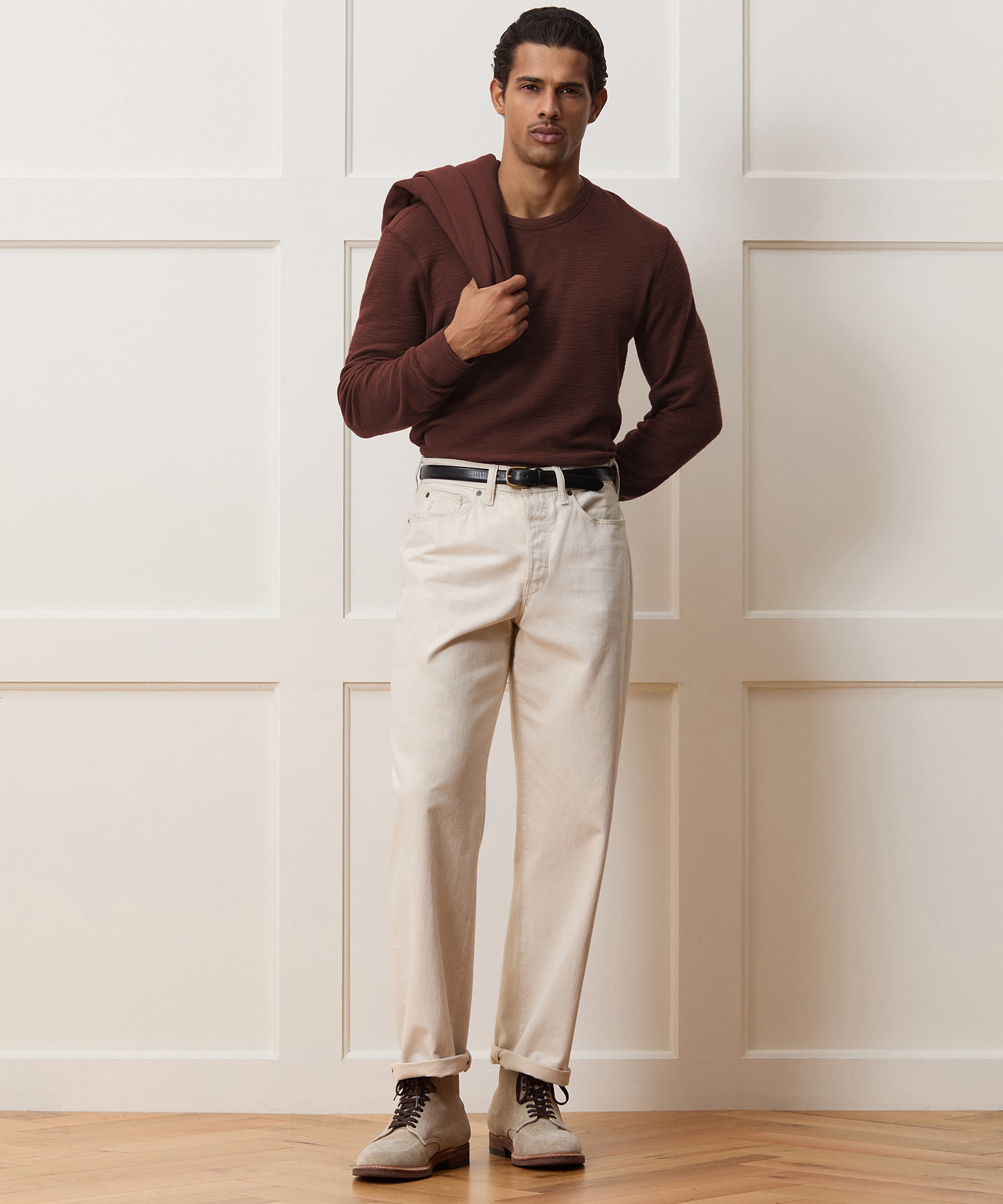Lightweight Mini Waffle Tee - Image 3