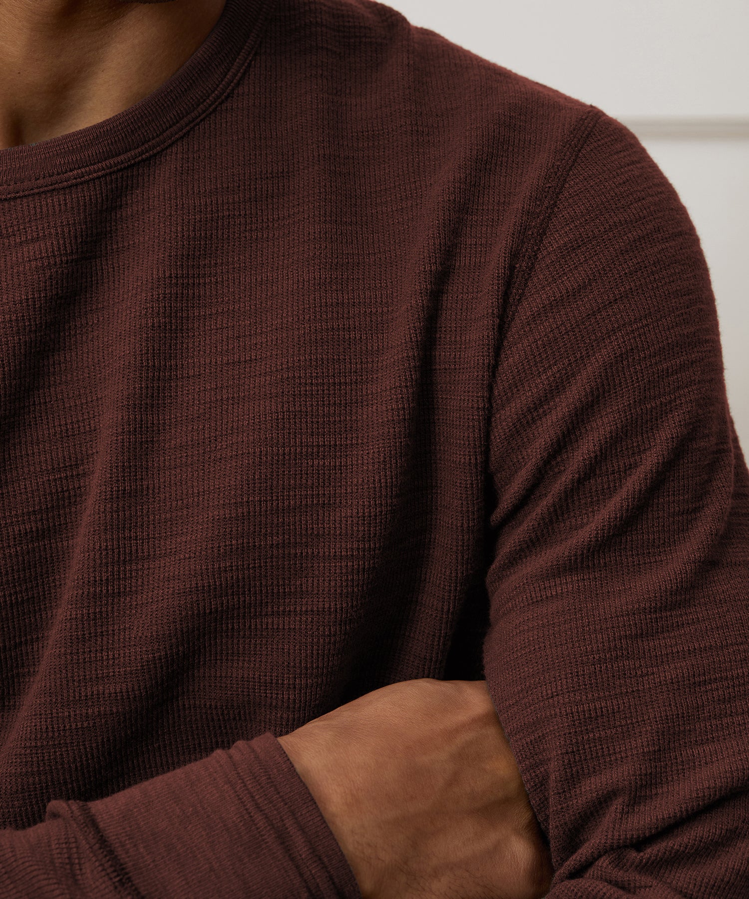 Lightweight Mini Waffle Tee - Image 4