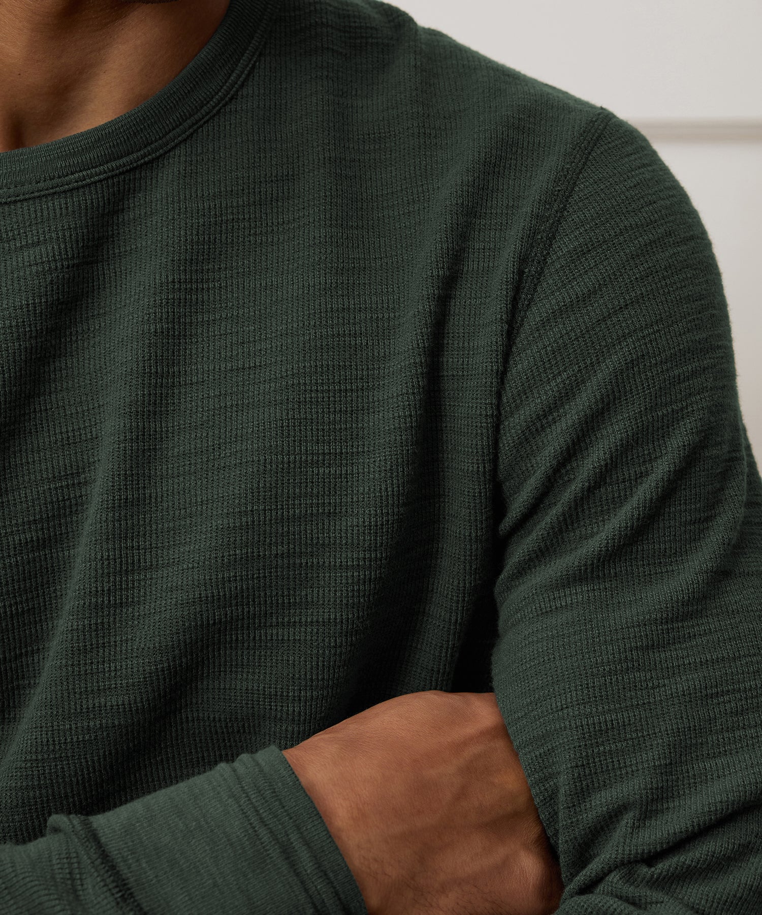 Lightweight Mini Waffle Tee - Image 4