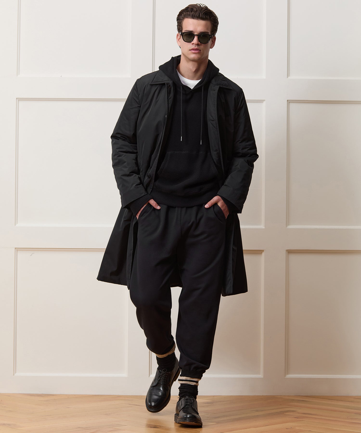 Portuguese Cotton Waffle Hoodie - Image 3