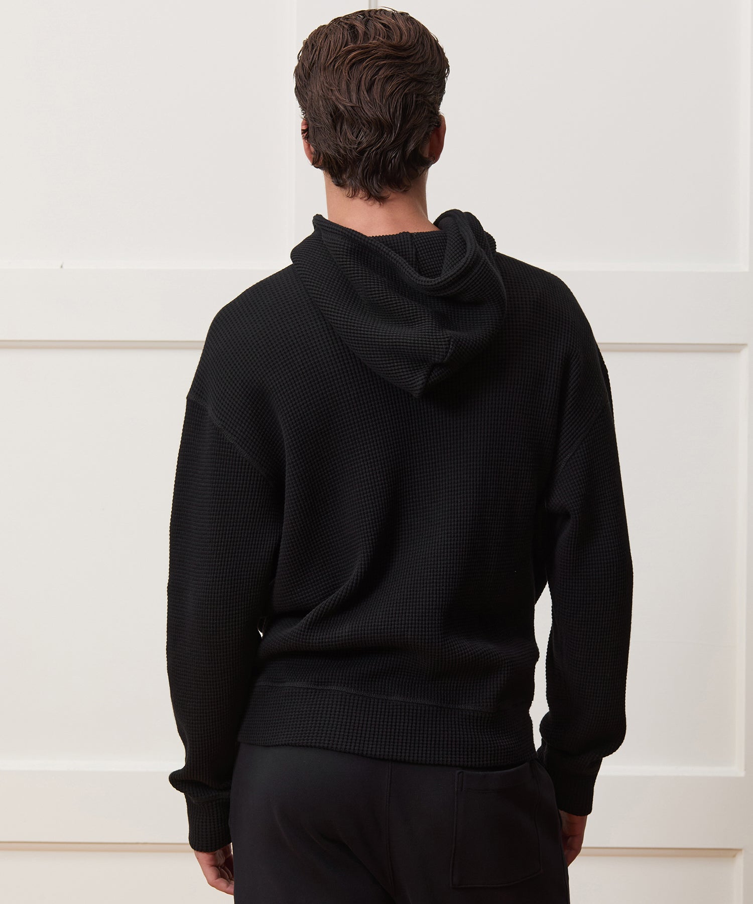 Portuguese Cotton Waffle Hoodie - Image 5