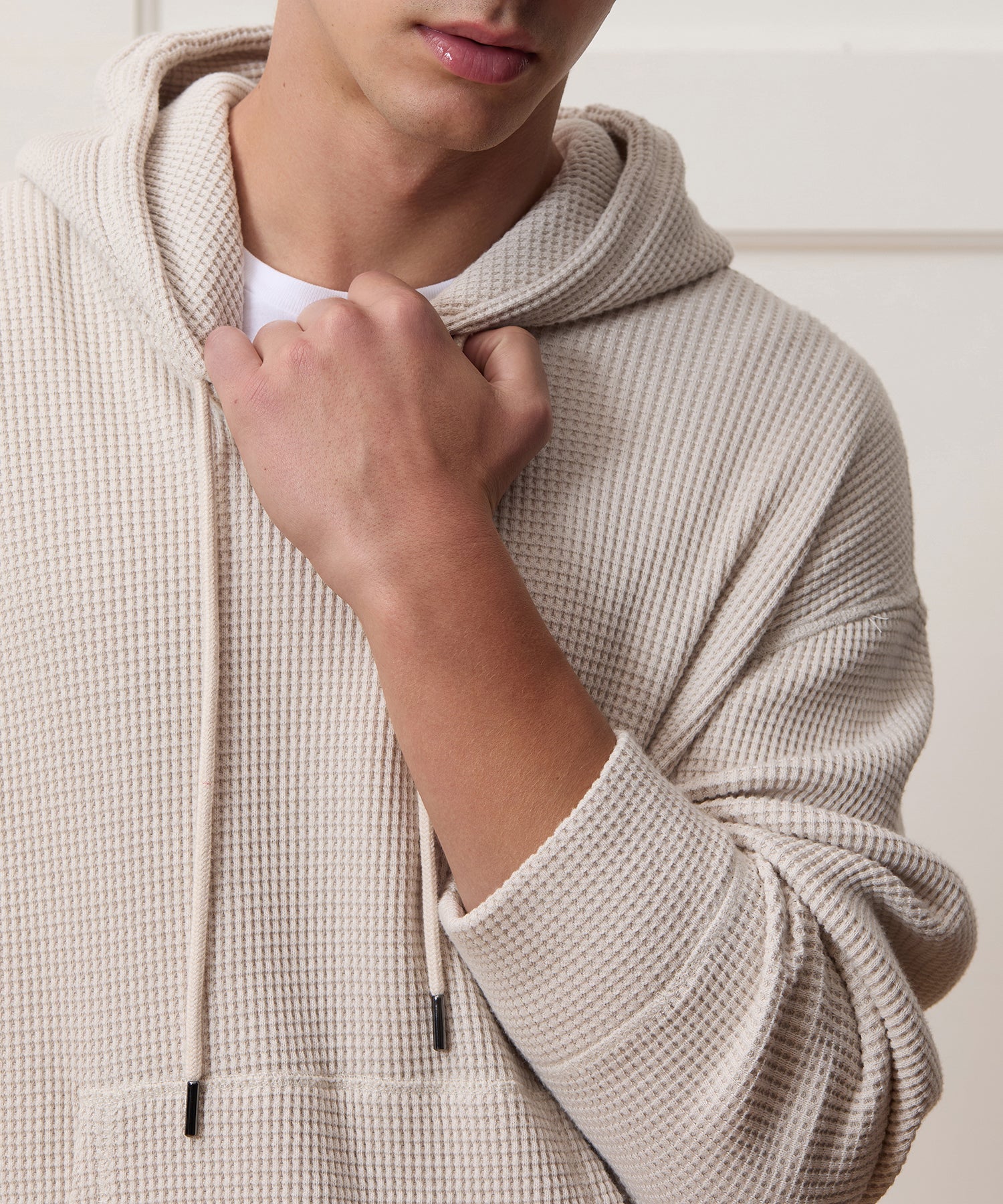 Portuguese Cotton Waffle Hoodie - Image 4