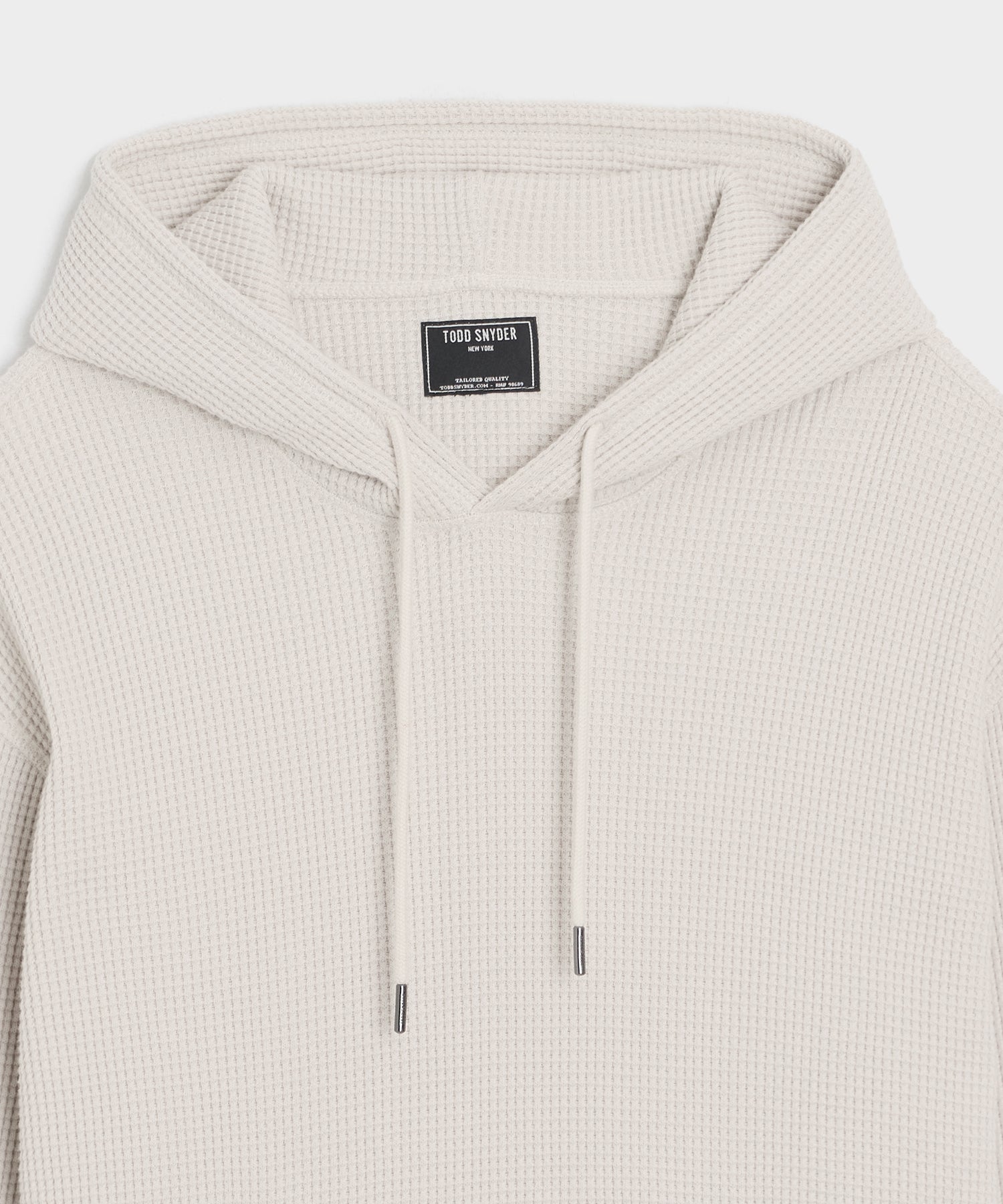 Portuguese Cotton Waffle Hoodie - Image 6