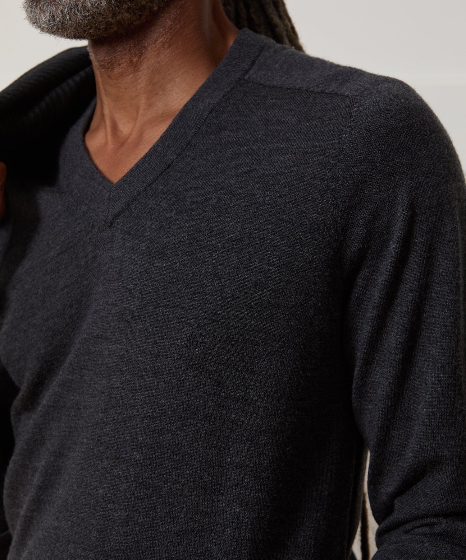 Merino V-Neck Sweater - Image 5