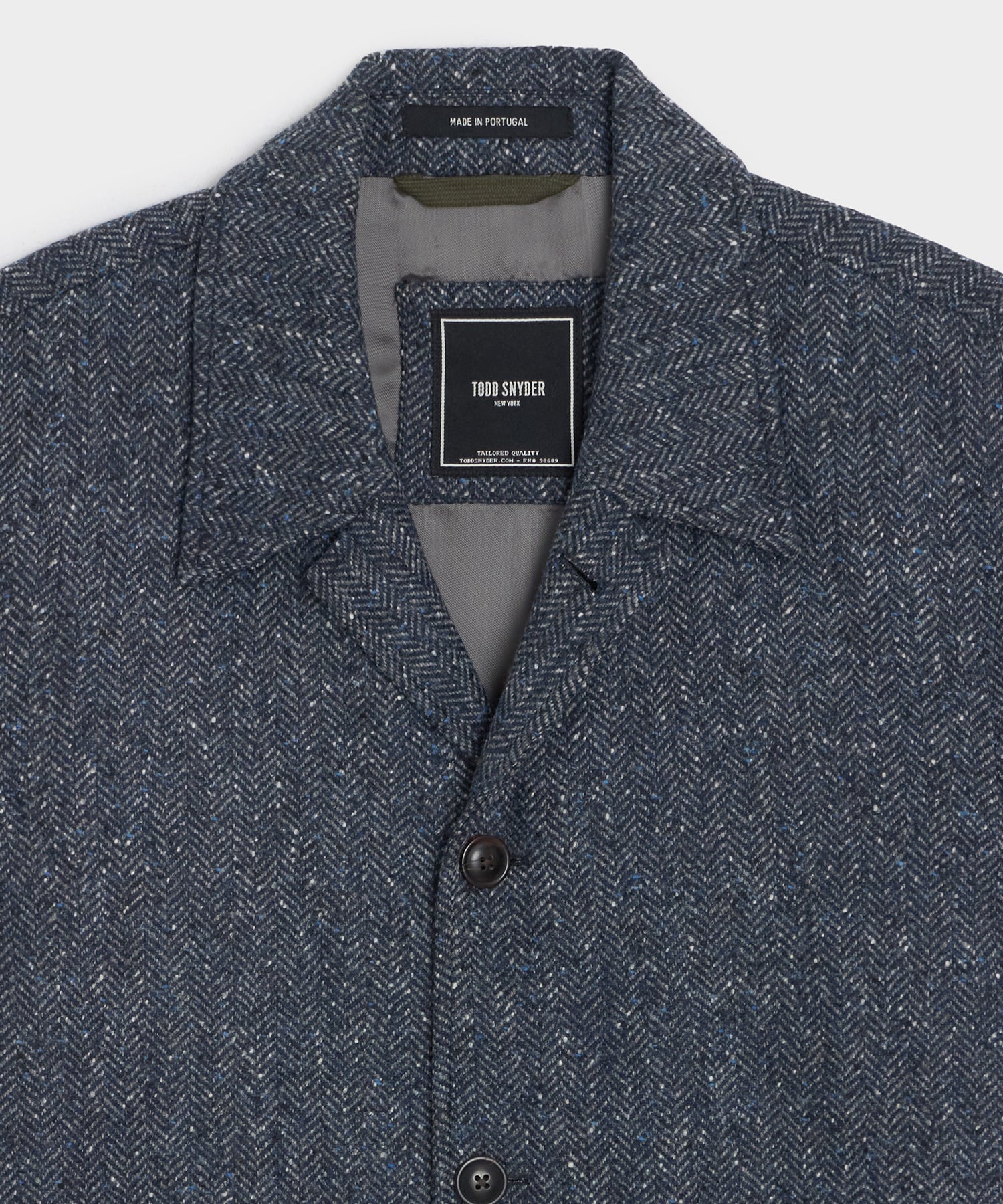 Italian Wool Herringbone Chore Coat - Image 6