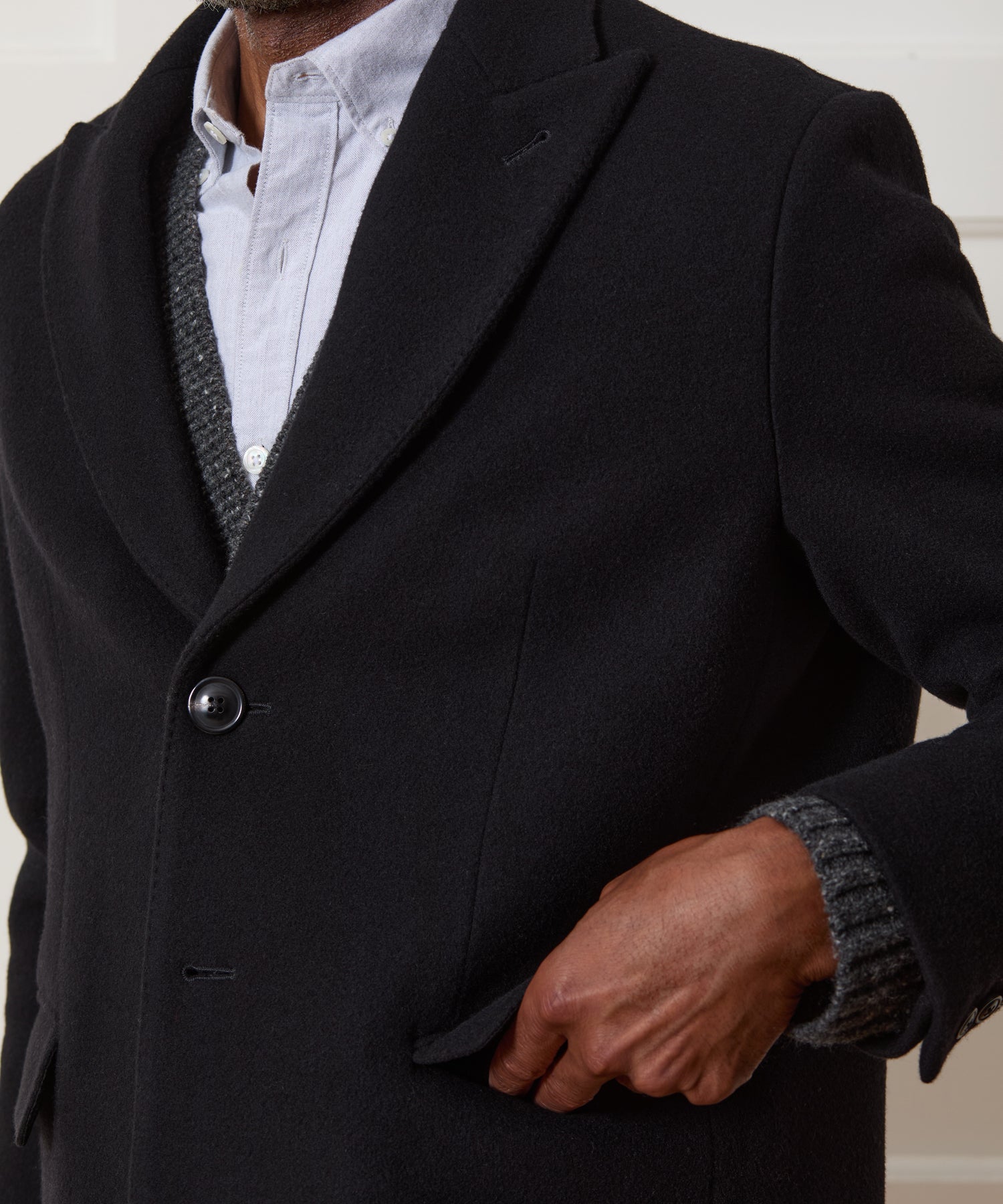 Italian Wool-Cashmere Topcoat - Image 4