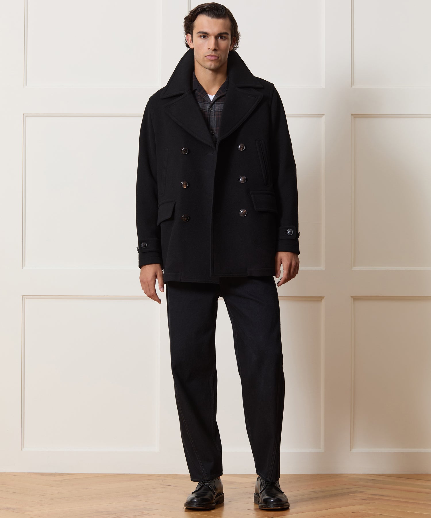 Italian Wool-Cashmere Peacoat - Image 3