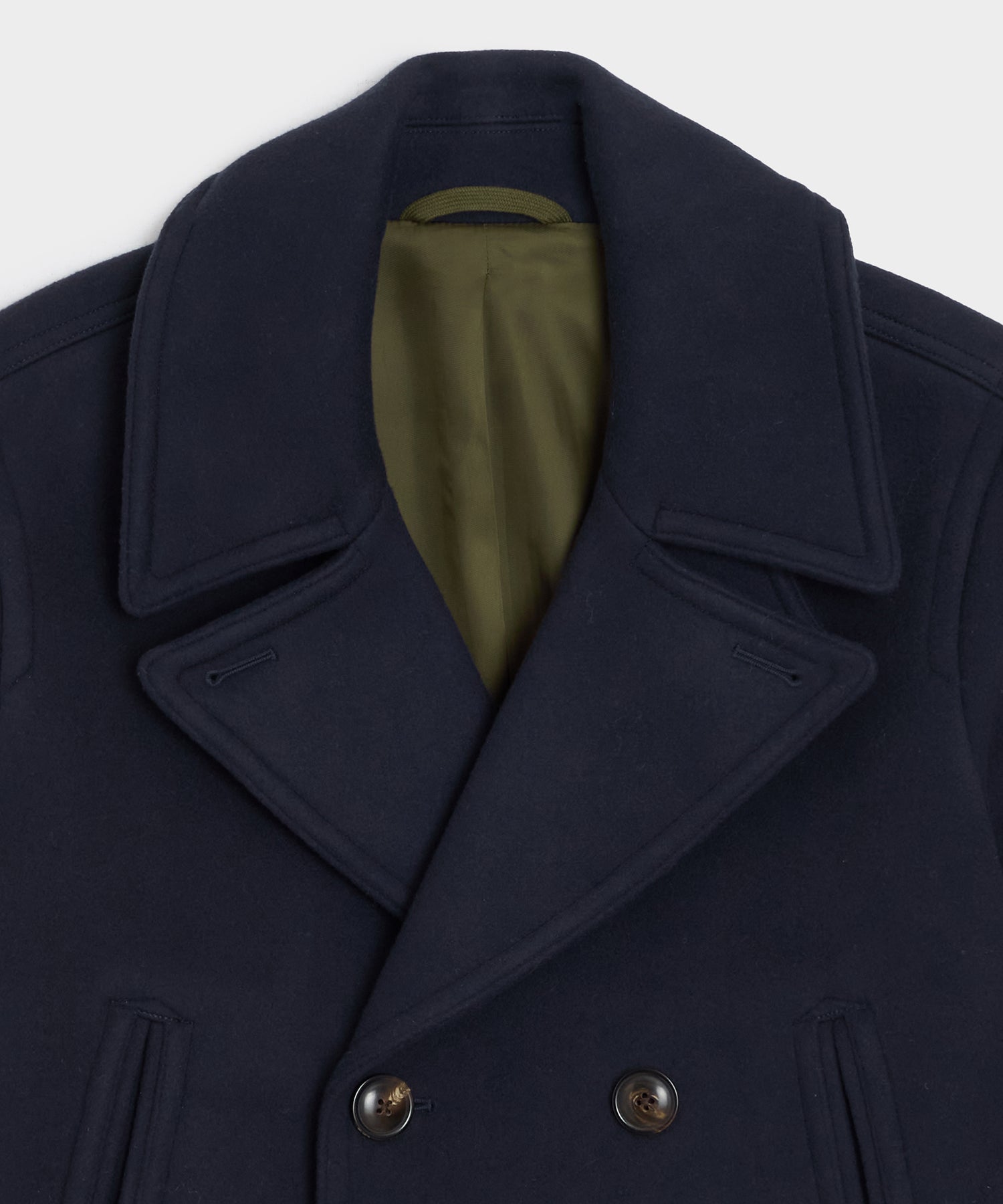 Italian Wool-Cashmere Peacoat - Image 6